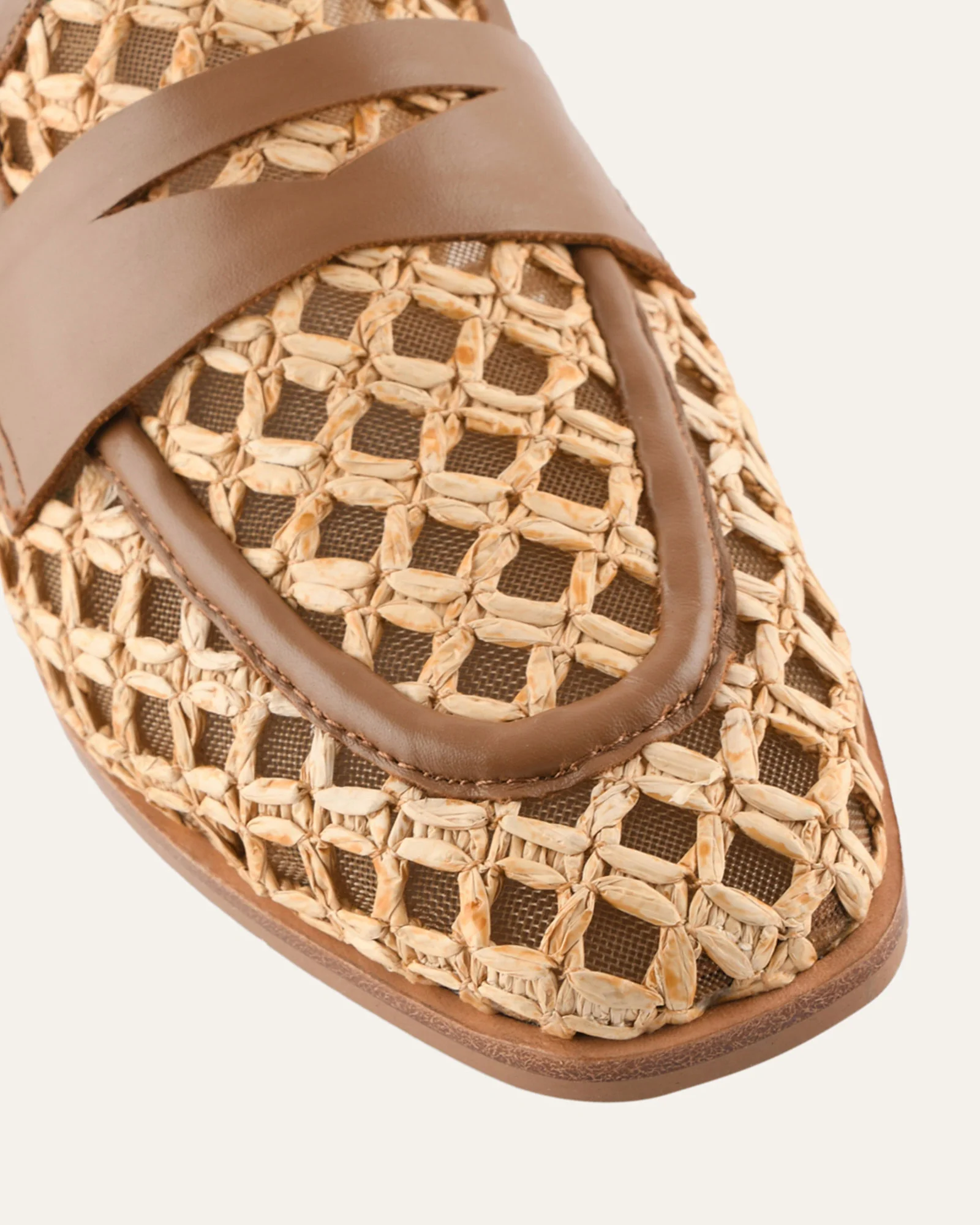 ABBOTT LOAFERS NATURAL RAFFIA - Image 4