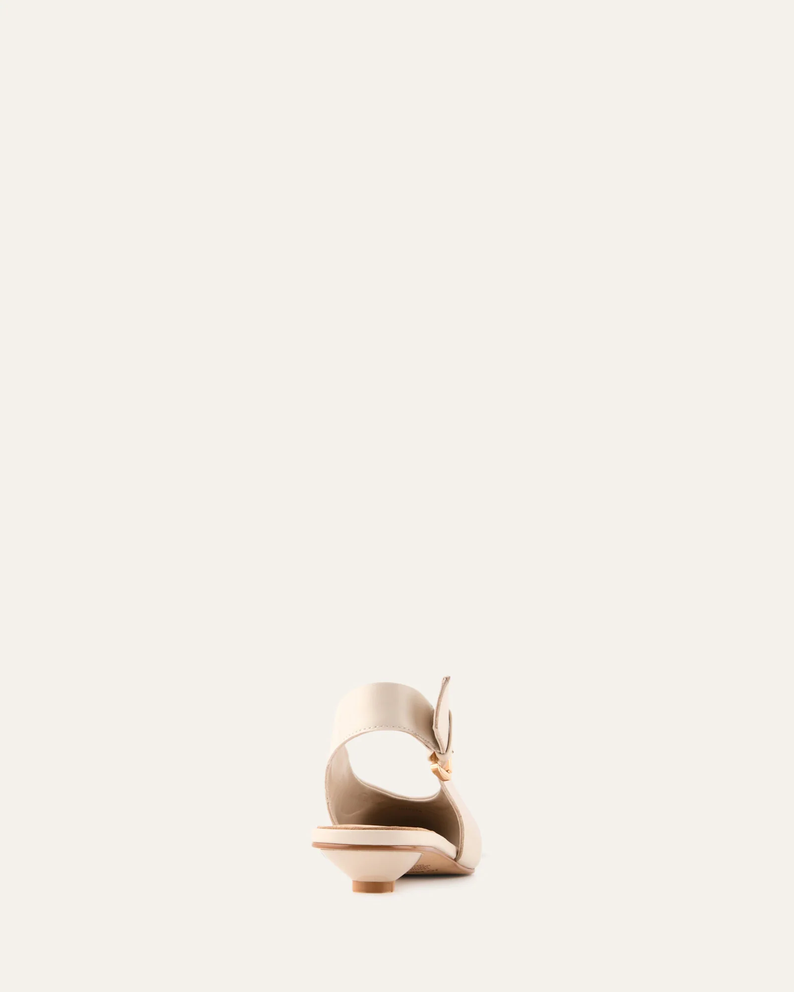 ALBIE DRESS FLATS OFF WHITE LEATHER - Image 4