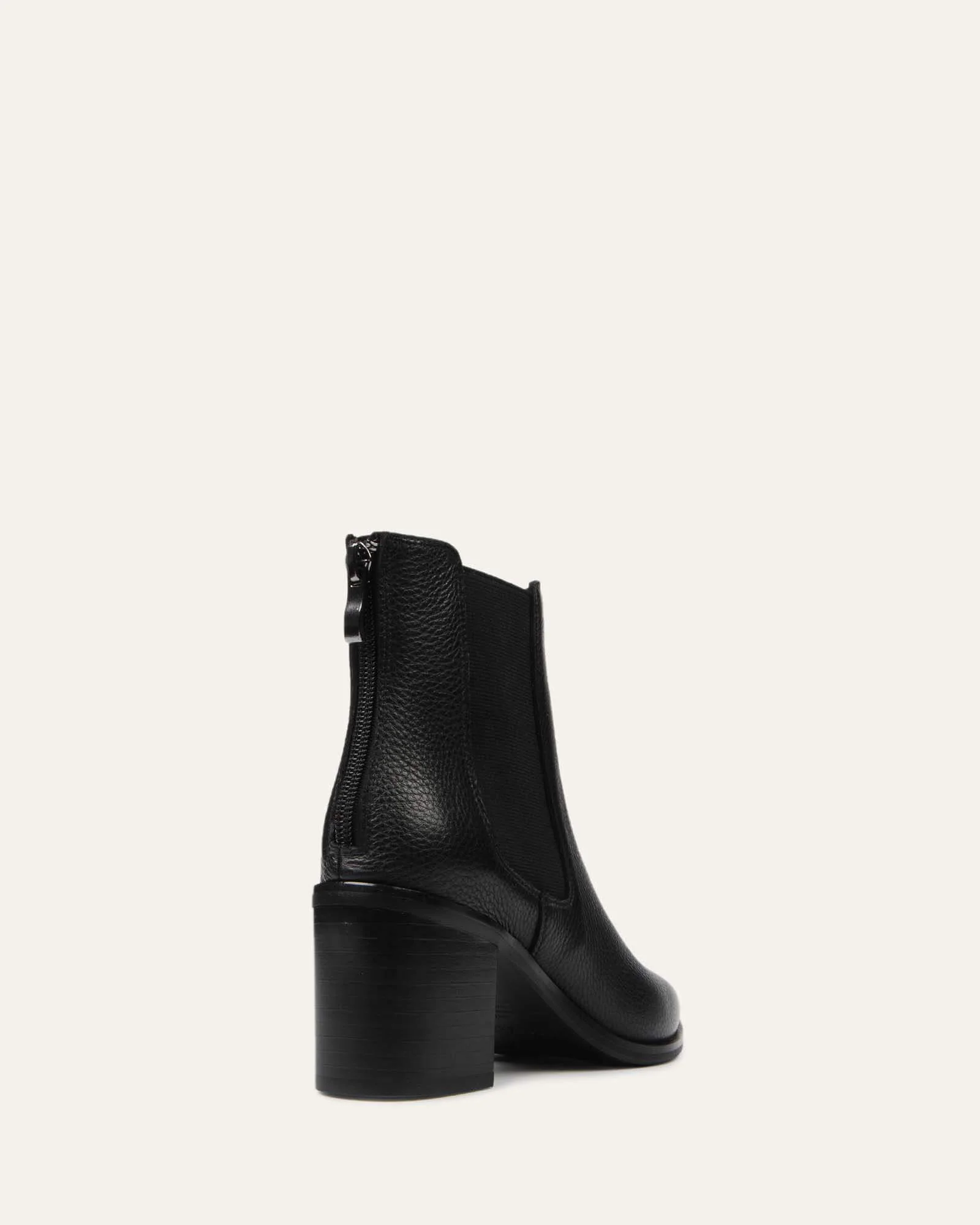 ALLURE MID ANKLE BOOTS BLACK LEATHER - Image 6