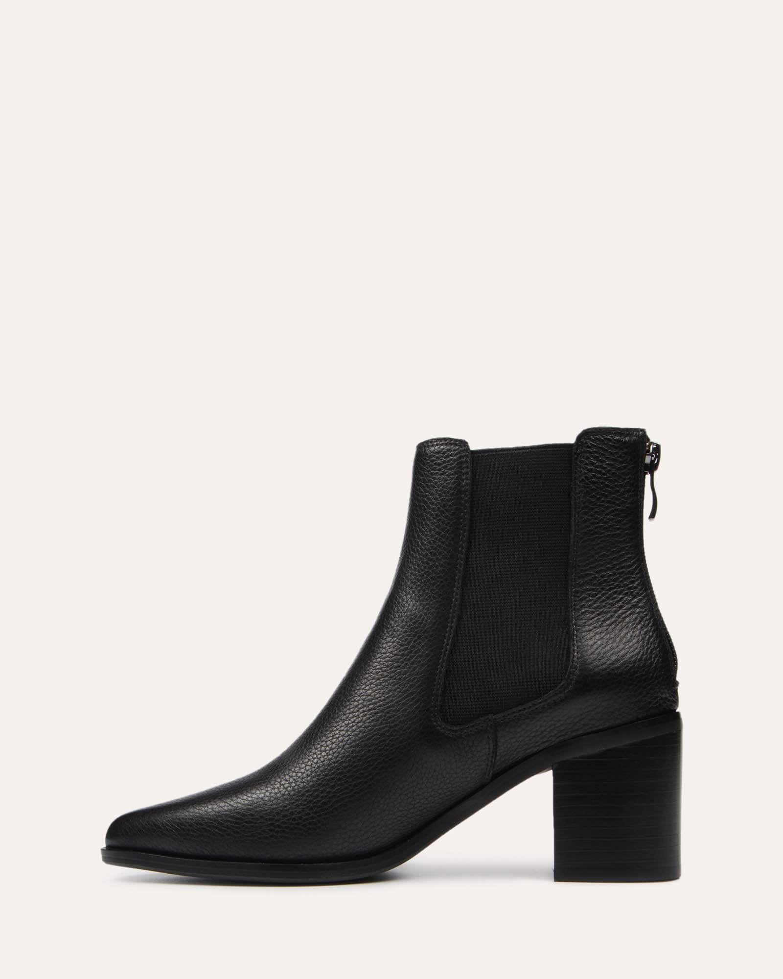ALLURE MID ANKLE BOOTS BLACK LEATHER - Image 7