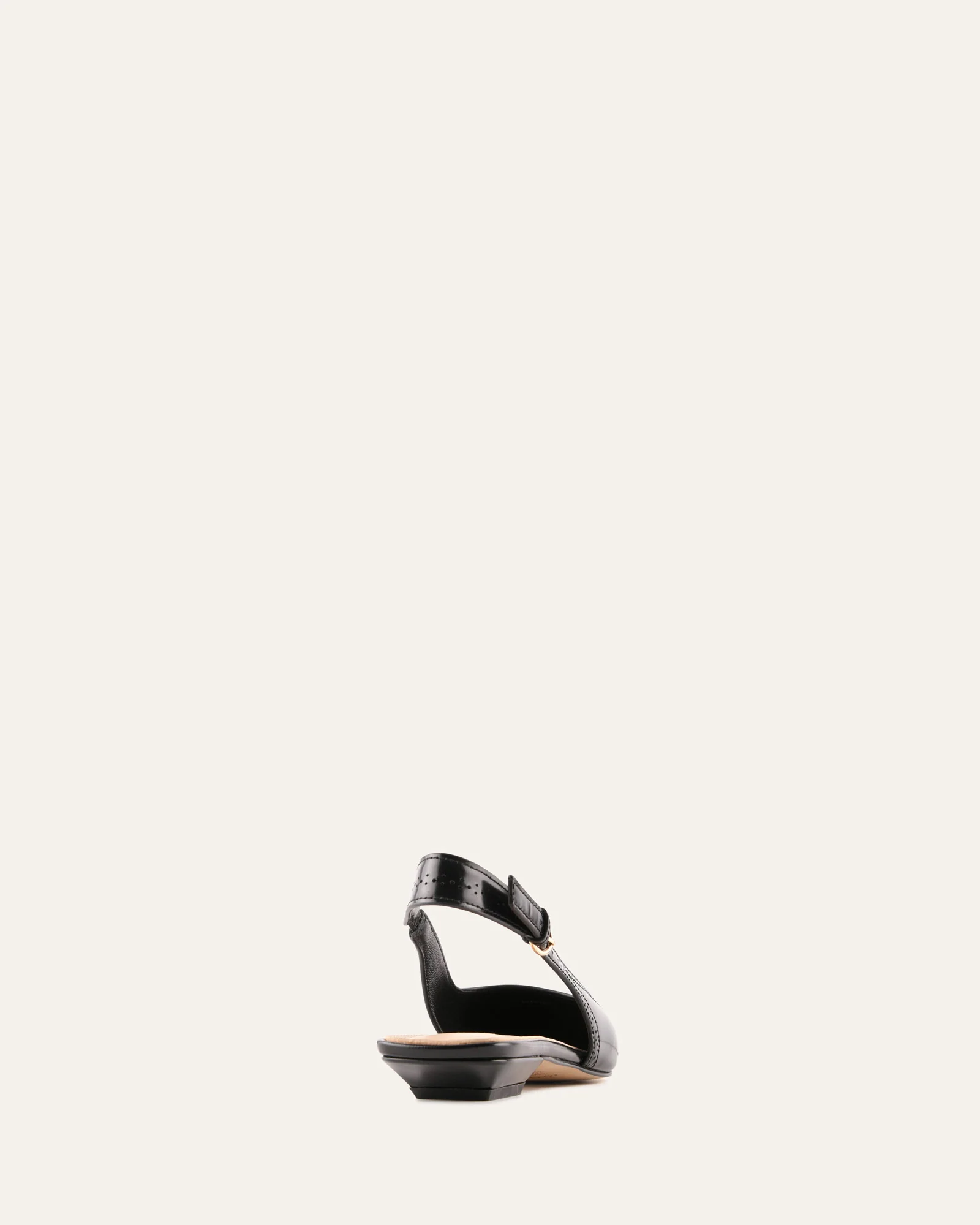 ANWAR DRESS FLATS BLACK LEATHER - Image 5