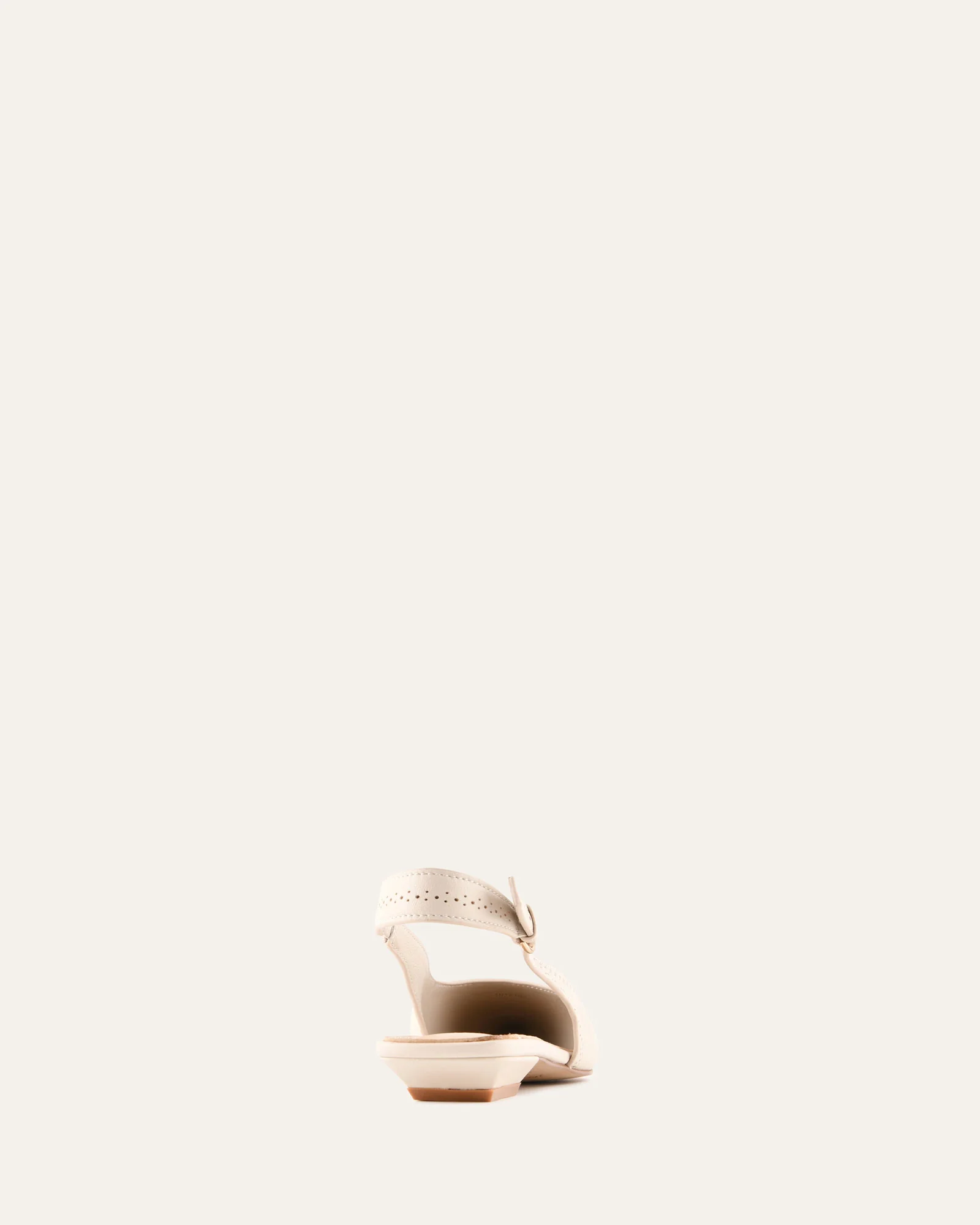 ANWAR DRESS FLATS OFF WHITE LEATHER - Image 4