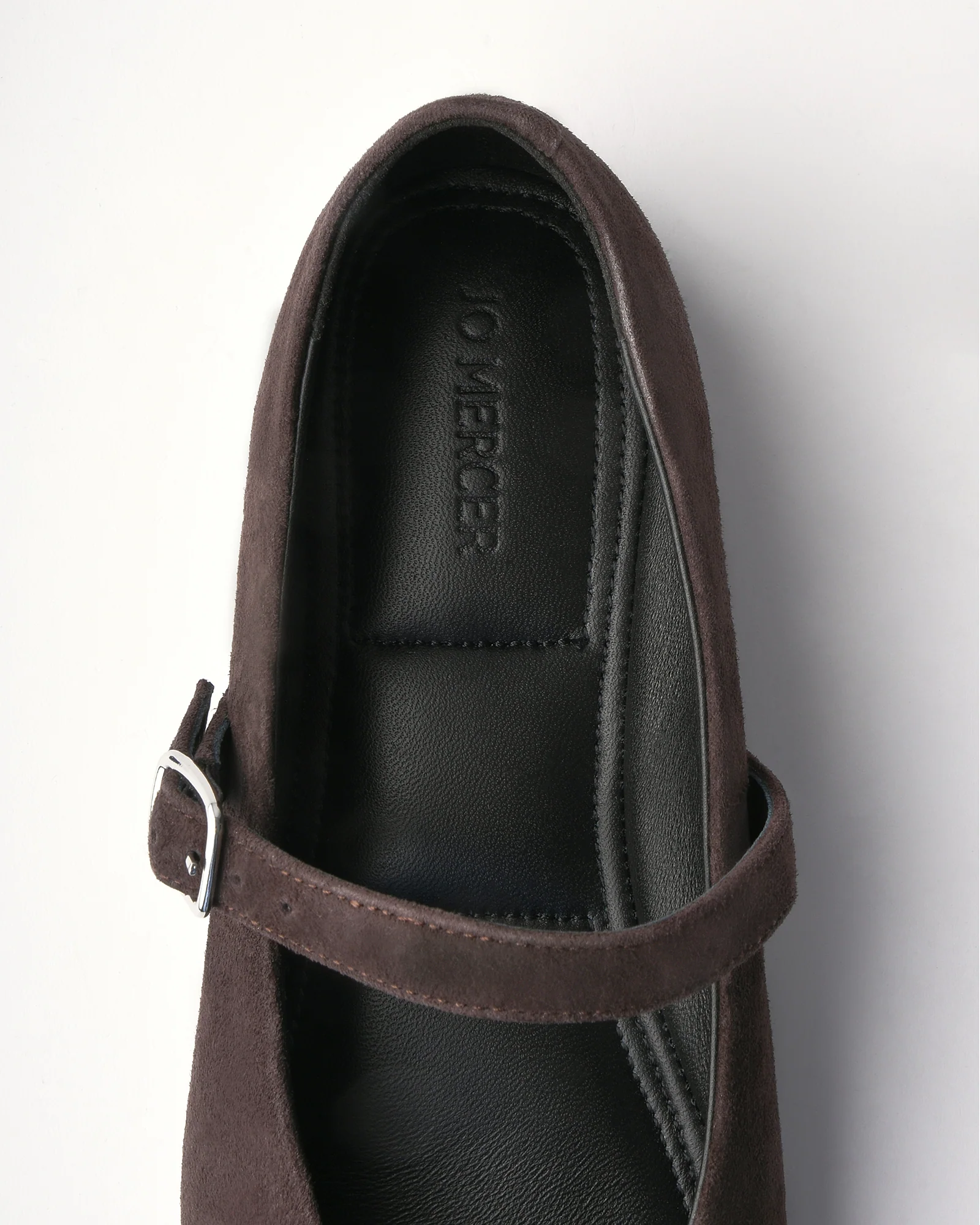 APRIL CASUAL FLATS BITTER CHOC SUEDE - Image 13