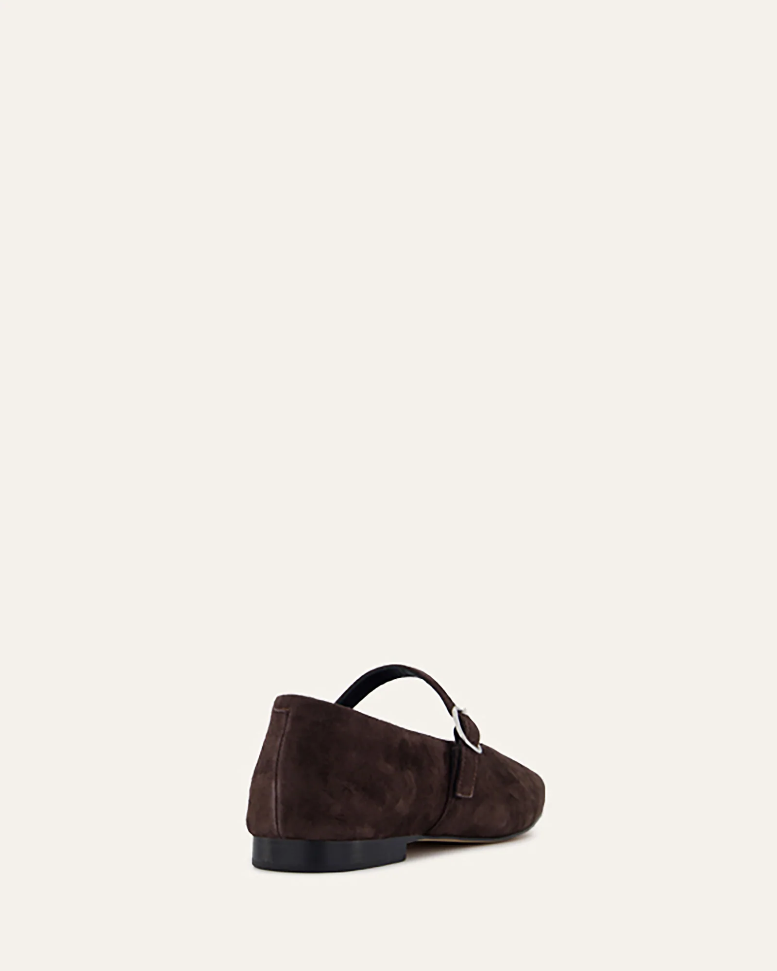 APRIL CASUAL FLATS BITTER CHOC SUEDE - Image 5