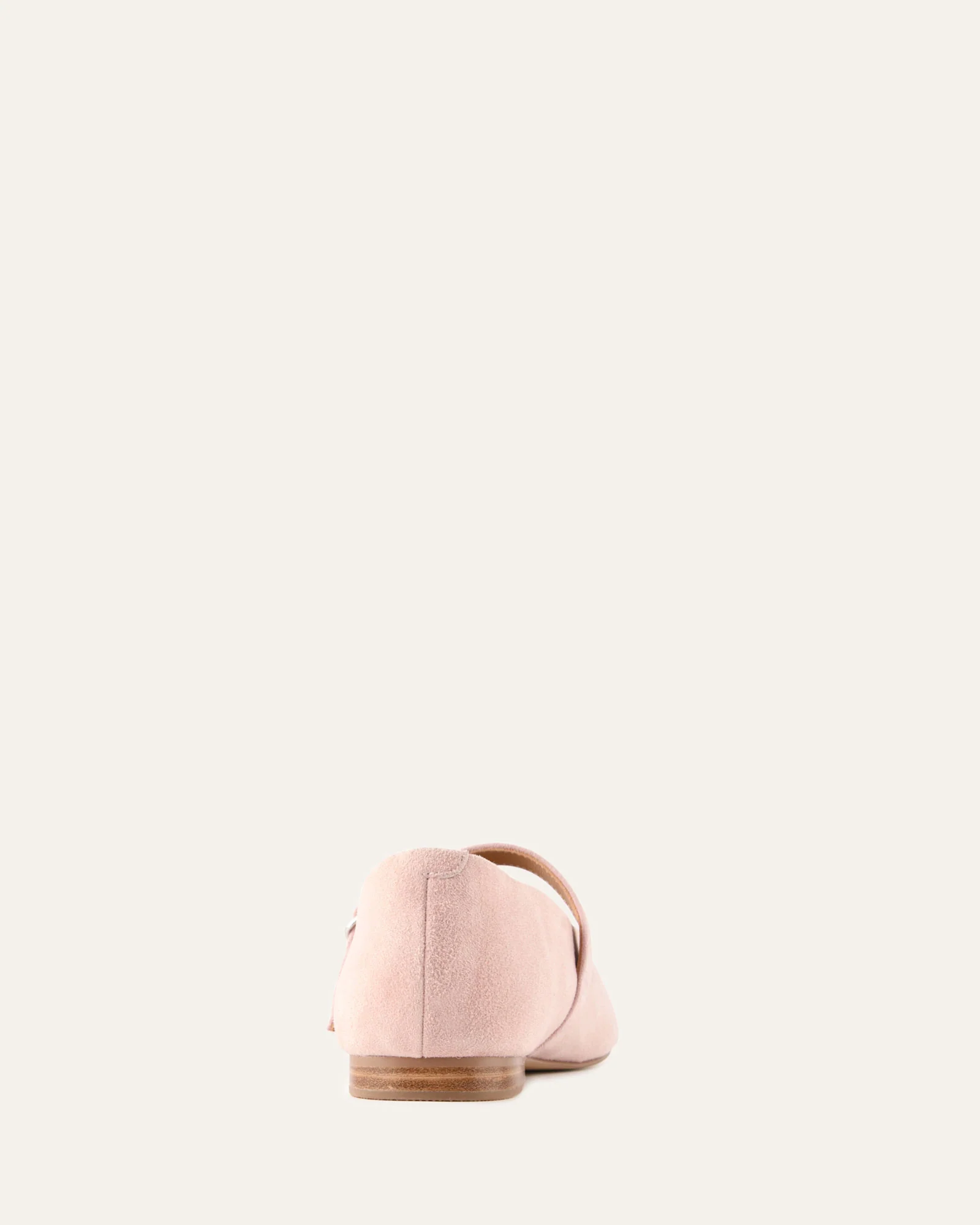 APRIL CASUAL FLATS PALE PINK SUEDE - Image 5