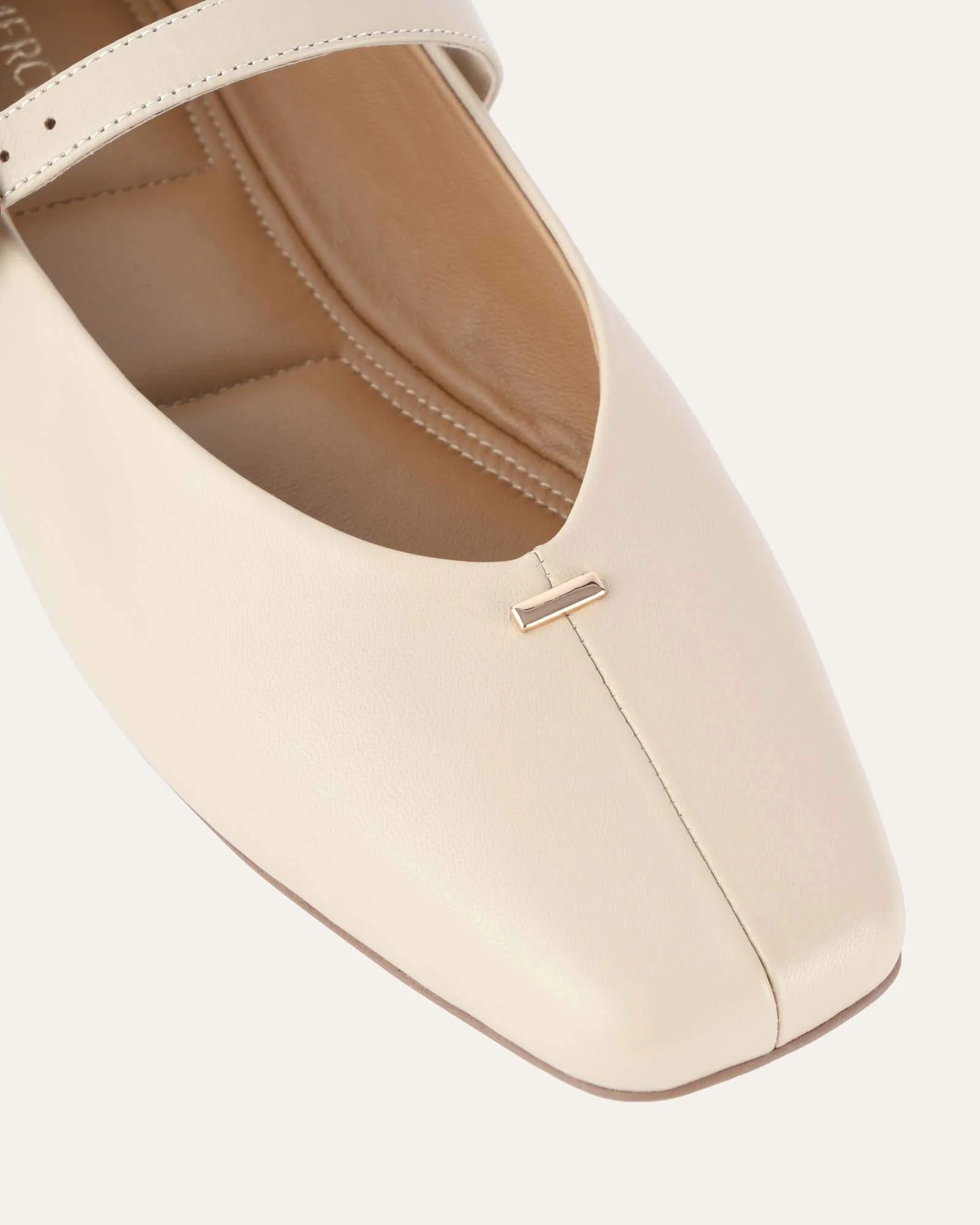 APRIL CASUAL FLATS SAND LEATHER - Image 4