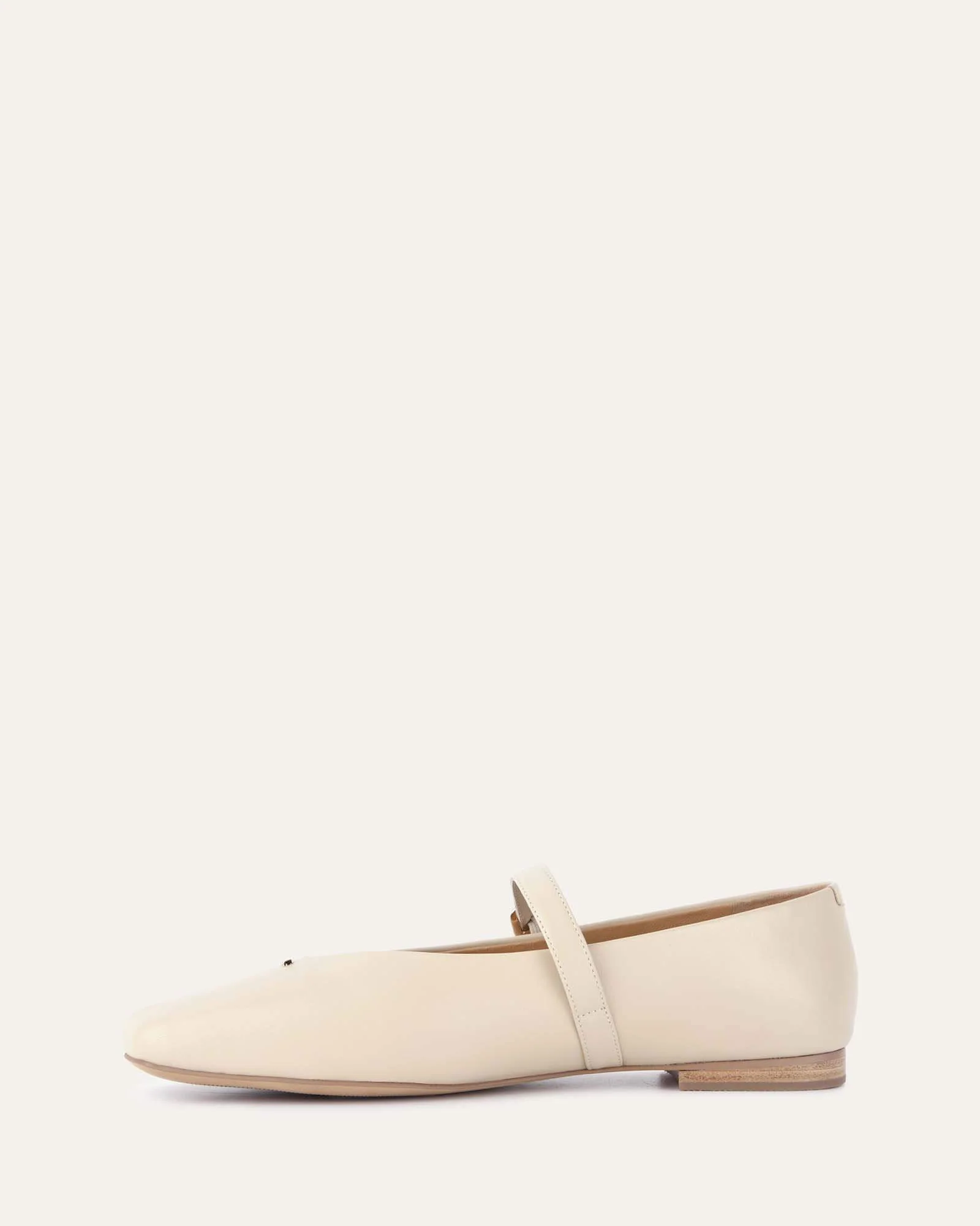 APRIL CASUAL FLATS SAND LEATHER - Image 6