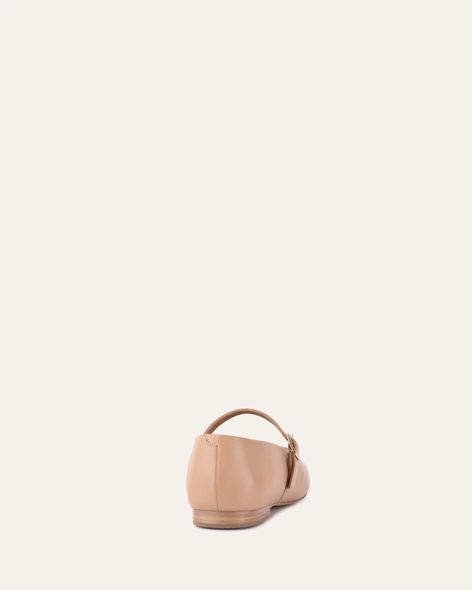APRIL CASUAL FLATS TAN LEATHER - Image 5