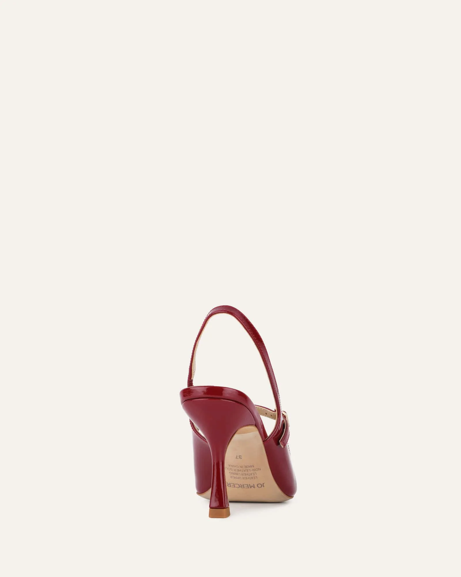 ARCHER HIGH HEELS RUBY RED PATENT - Image 5