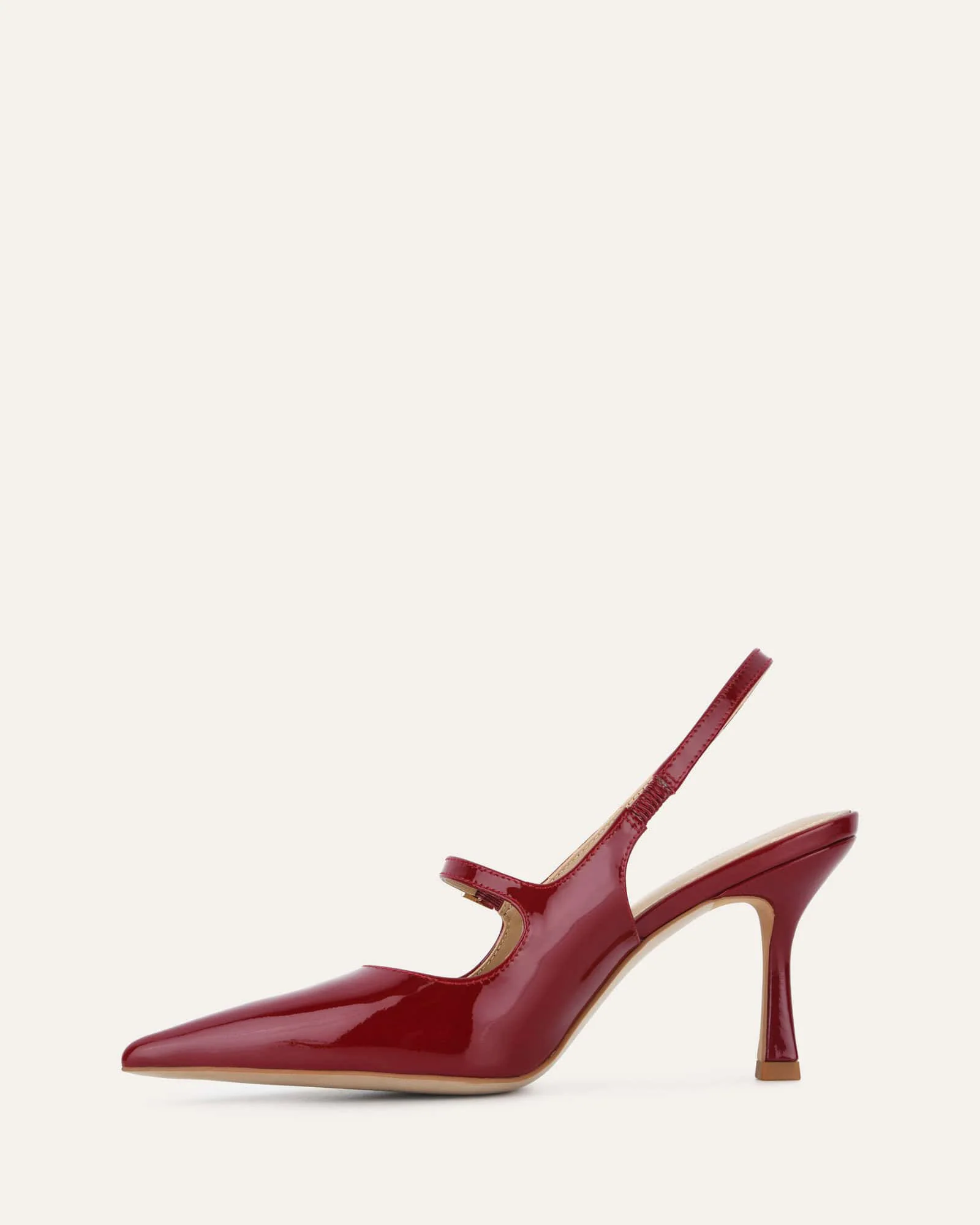 ARCHER HIGH HEELS RUBY RED PATENT - Image 6