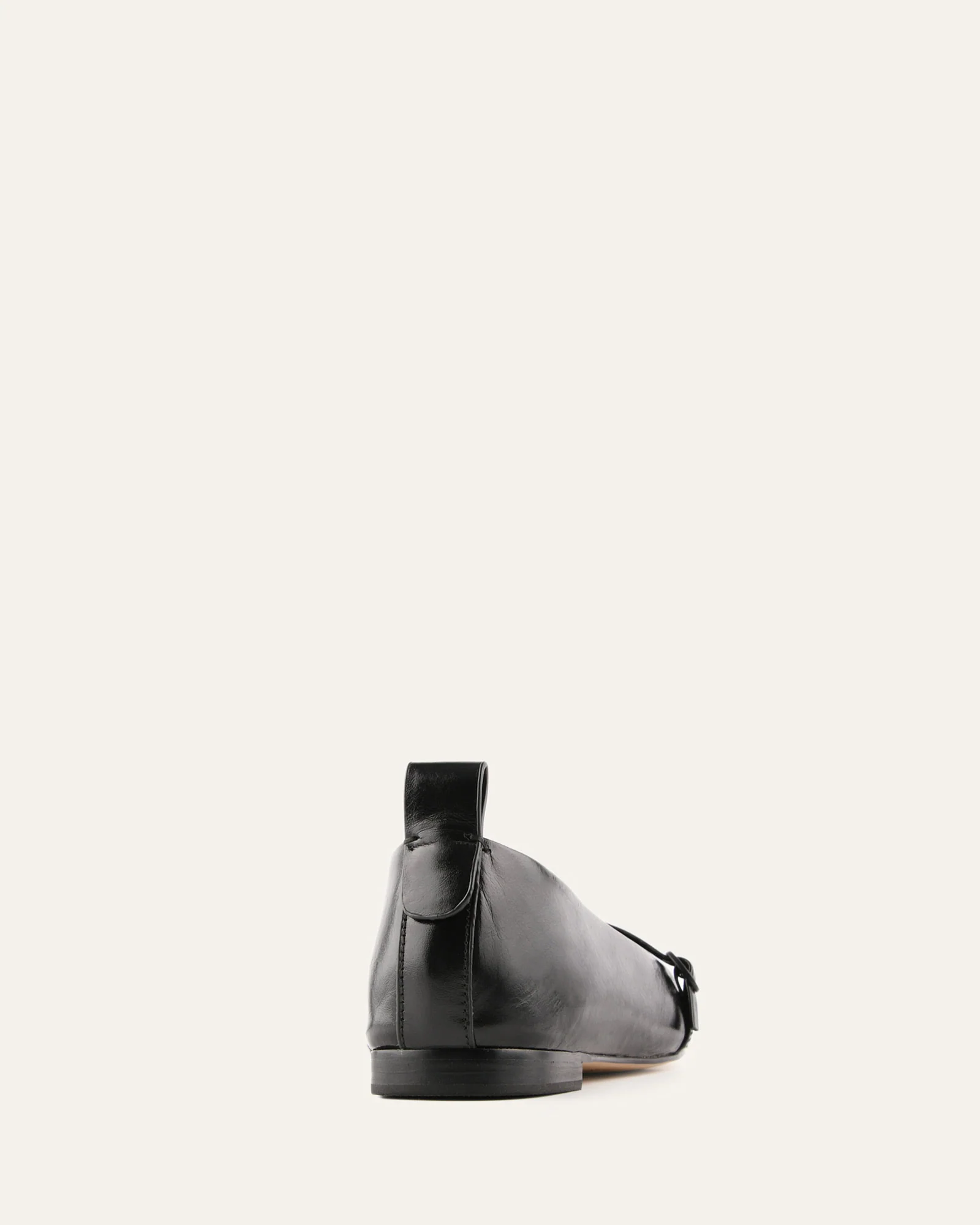 ARDEN DRESS FLATS BLACK LEATHER - Image 4