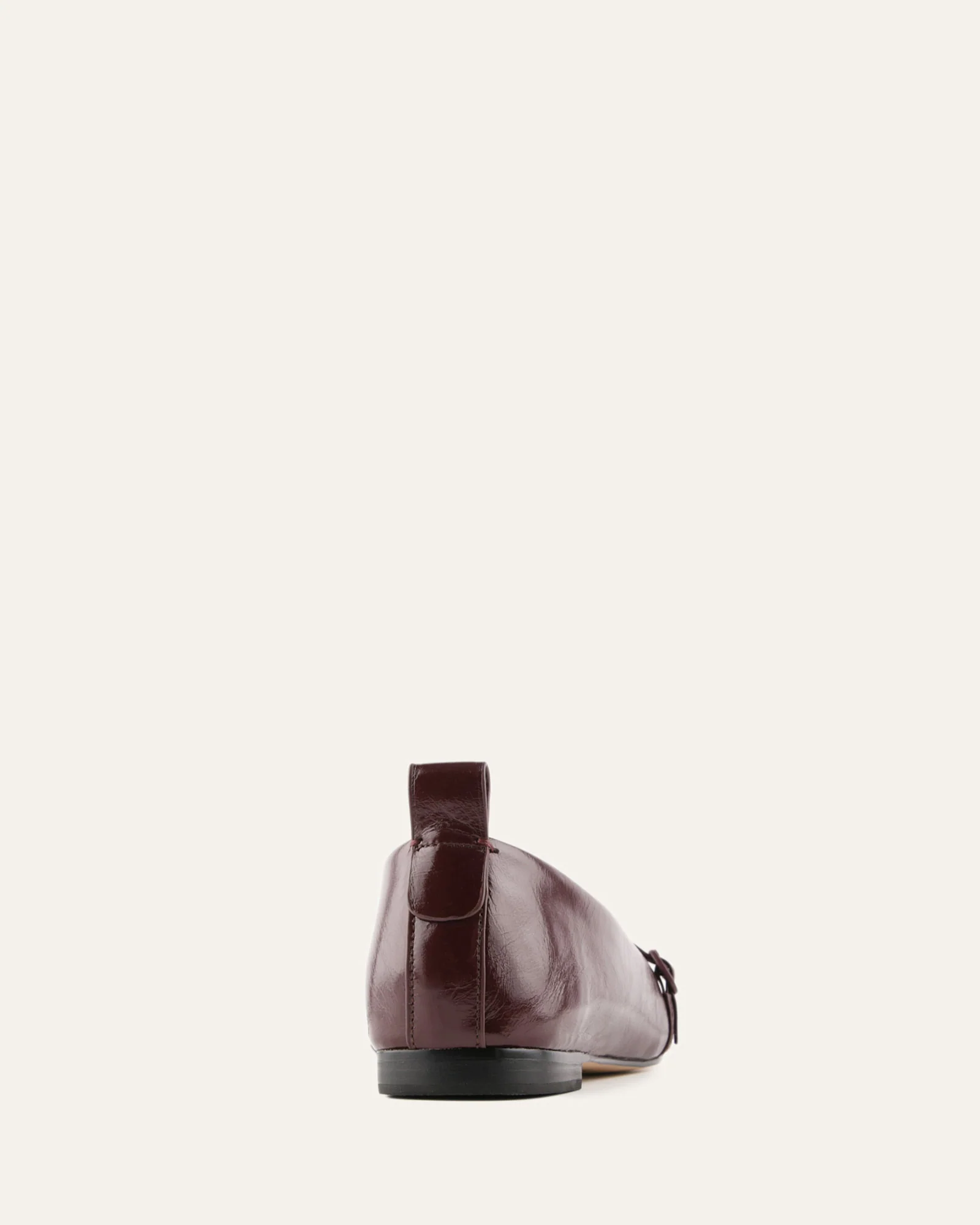 ARDEN DRESS FLATS MERLOT LEATHER - Image 5