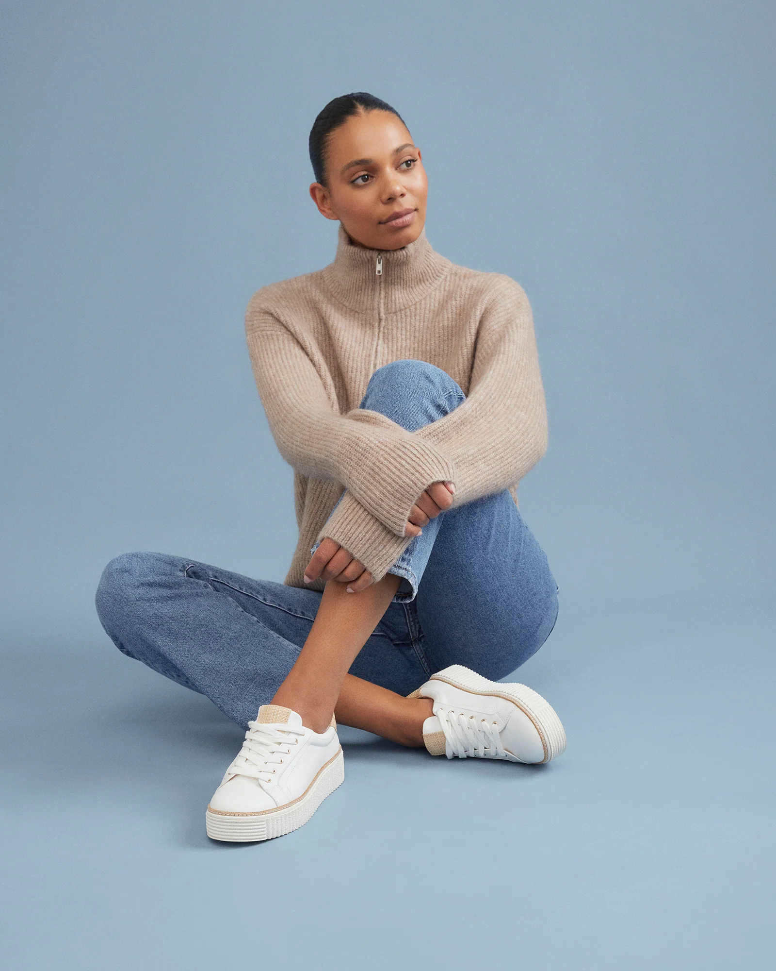 ARIANNA SNEAKERS WHITE RAFFIA - Image 7