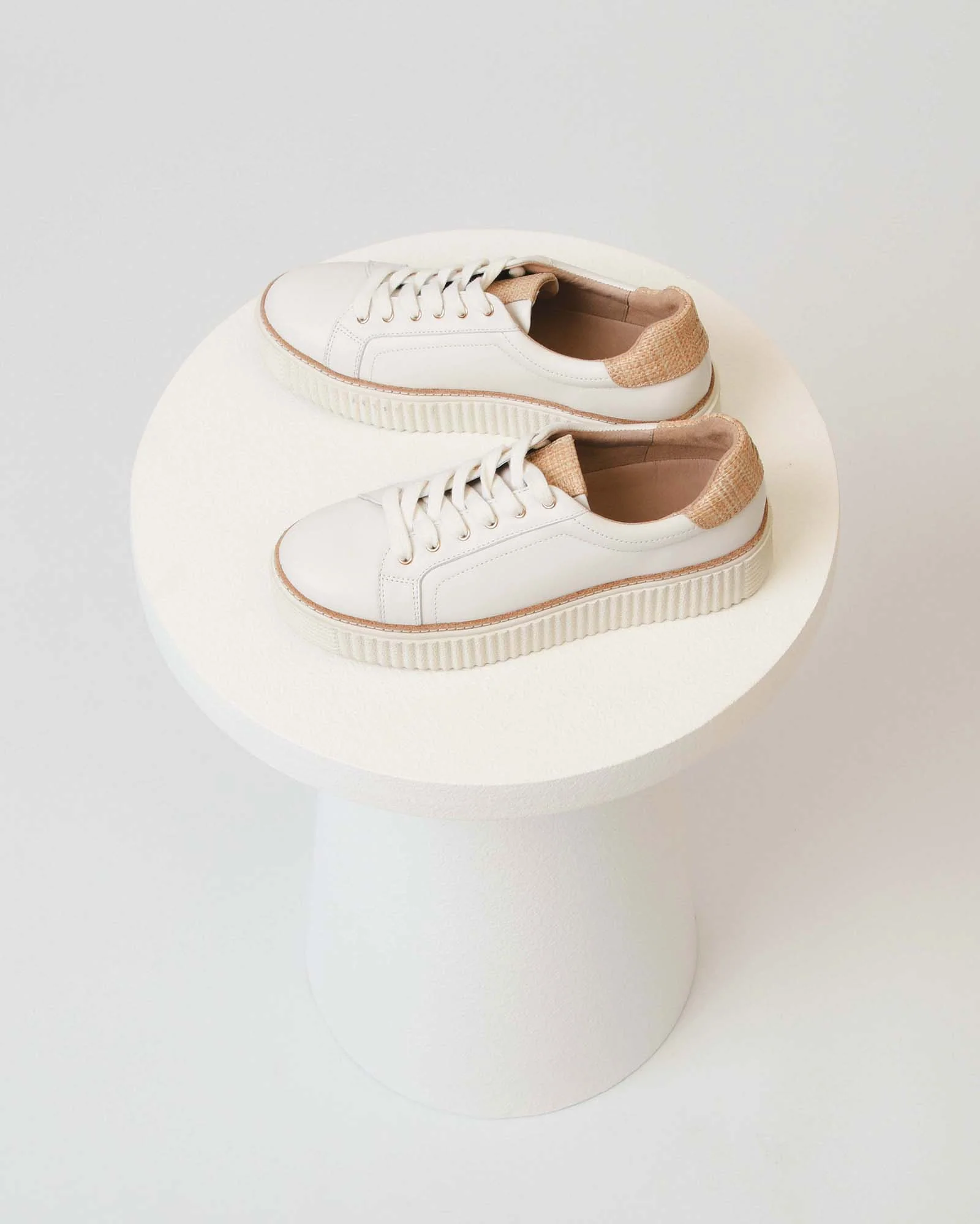 ARIANNA SNEAKERS WHITE RAFFIA - Image 9