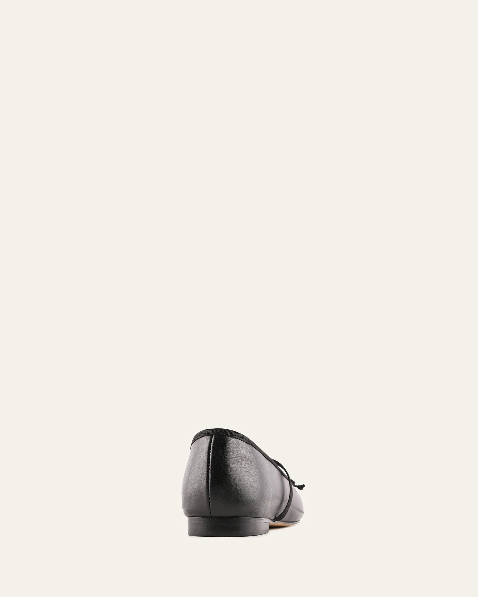 ASHA DRESS FLATS BLACK LEATHER - Image 5