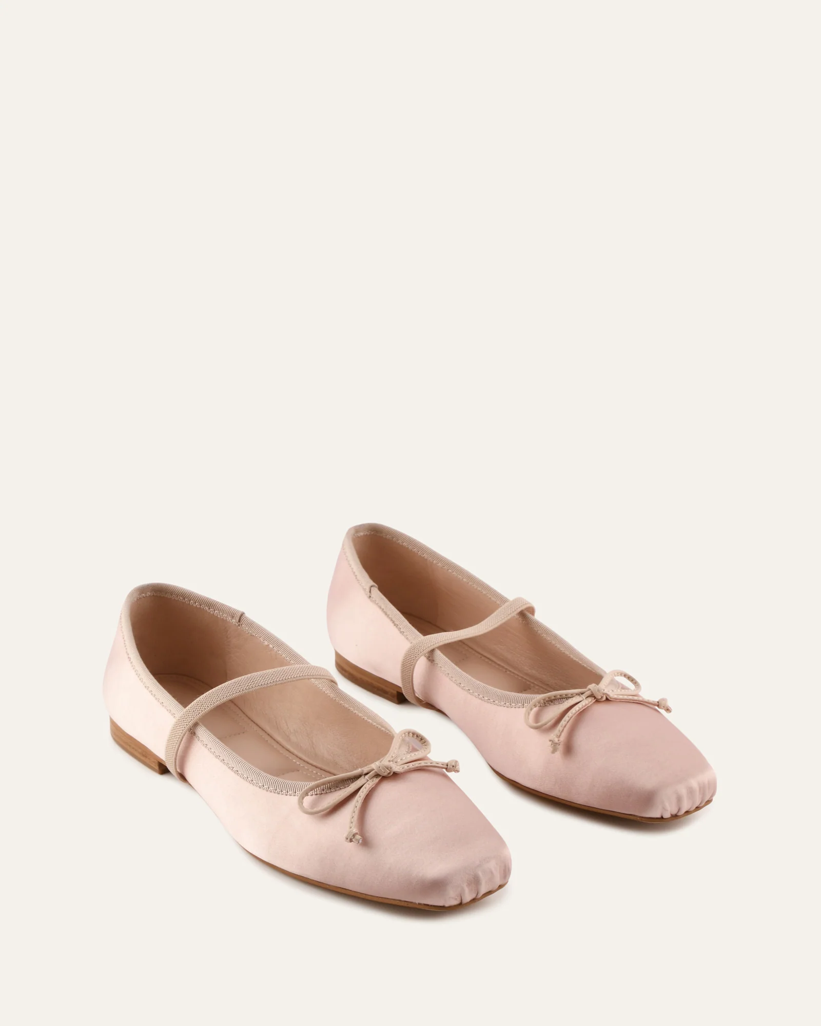 ASHA DRESS FLATS BLUSH SATIN - Image 2