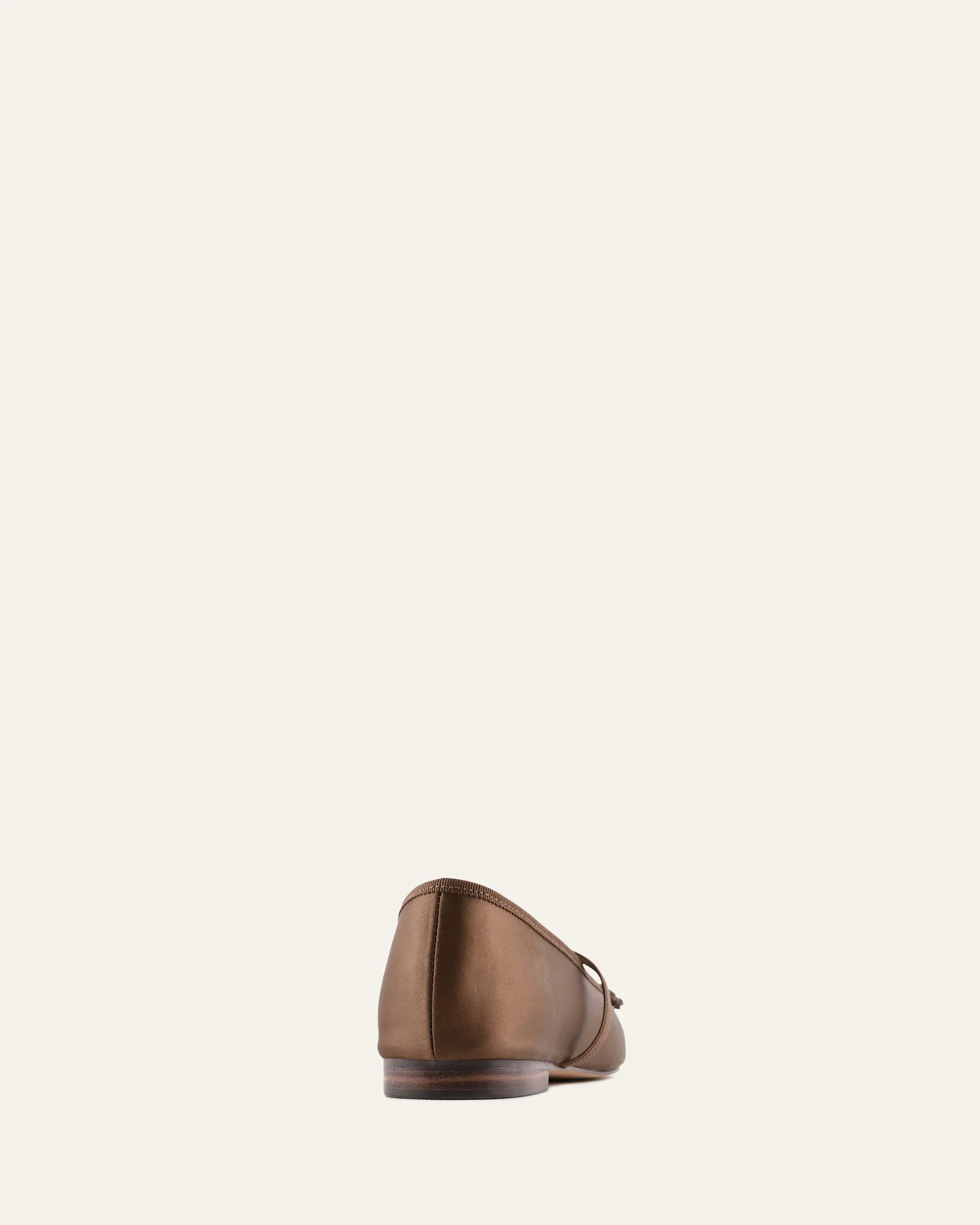 ASHA DRESS FLATS DARK RYE SATIN - Image 5