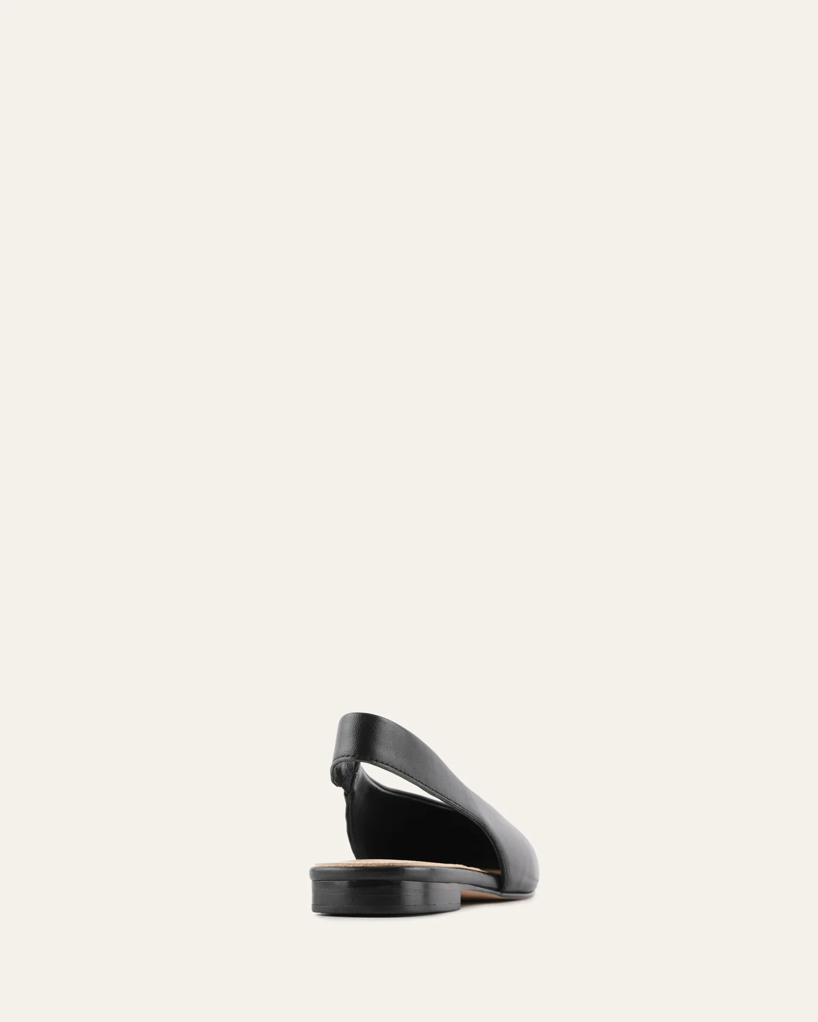 ASHLEE DRESS FLATS BLACK LEATHER - Image 6
