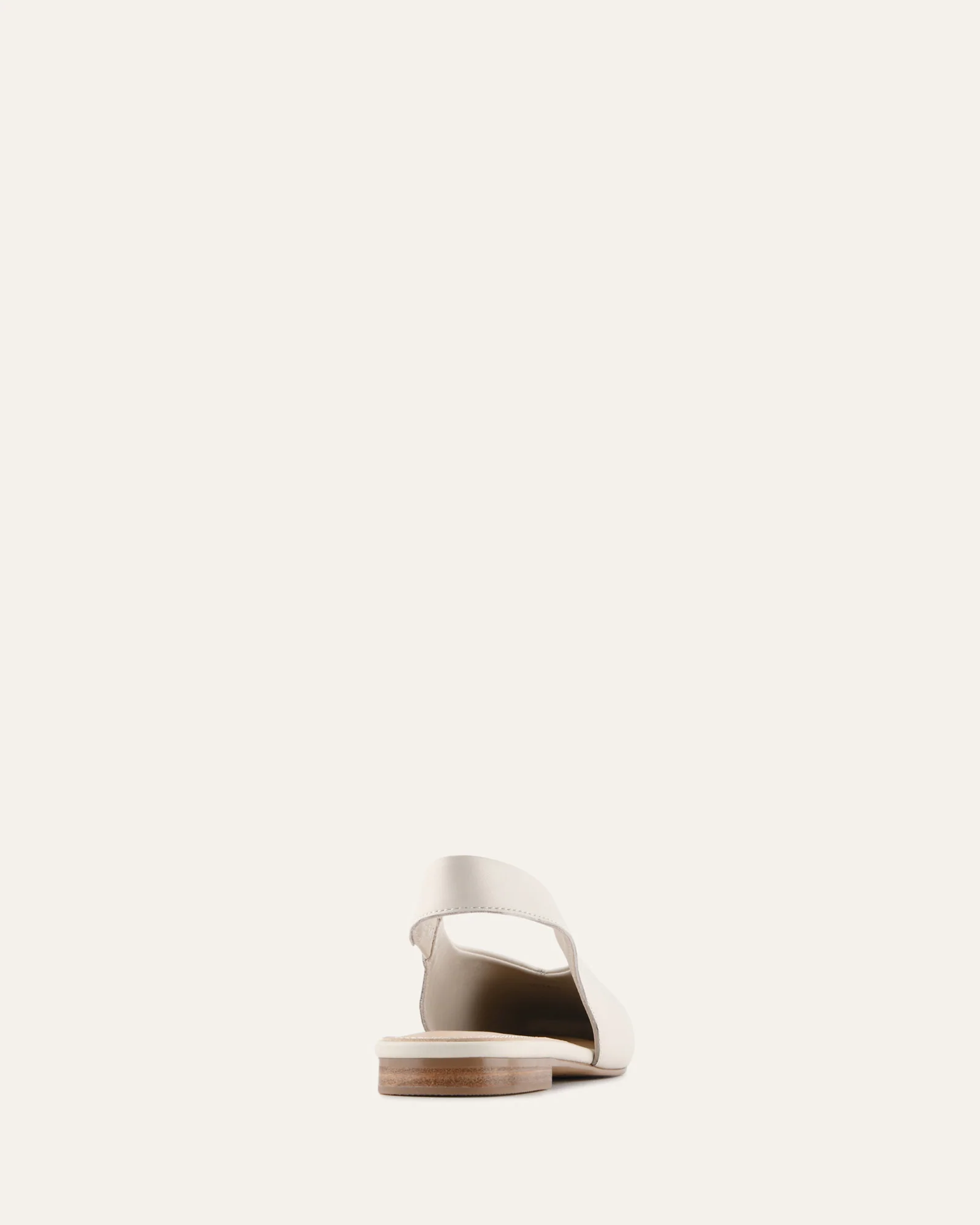 ASHLEE DRESS FLATS OFF WHITE LEATHER - Image 5