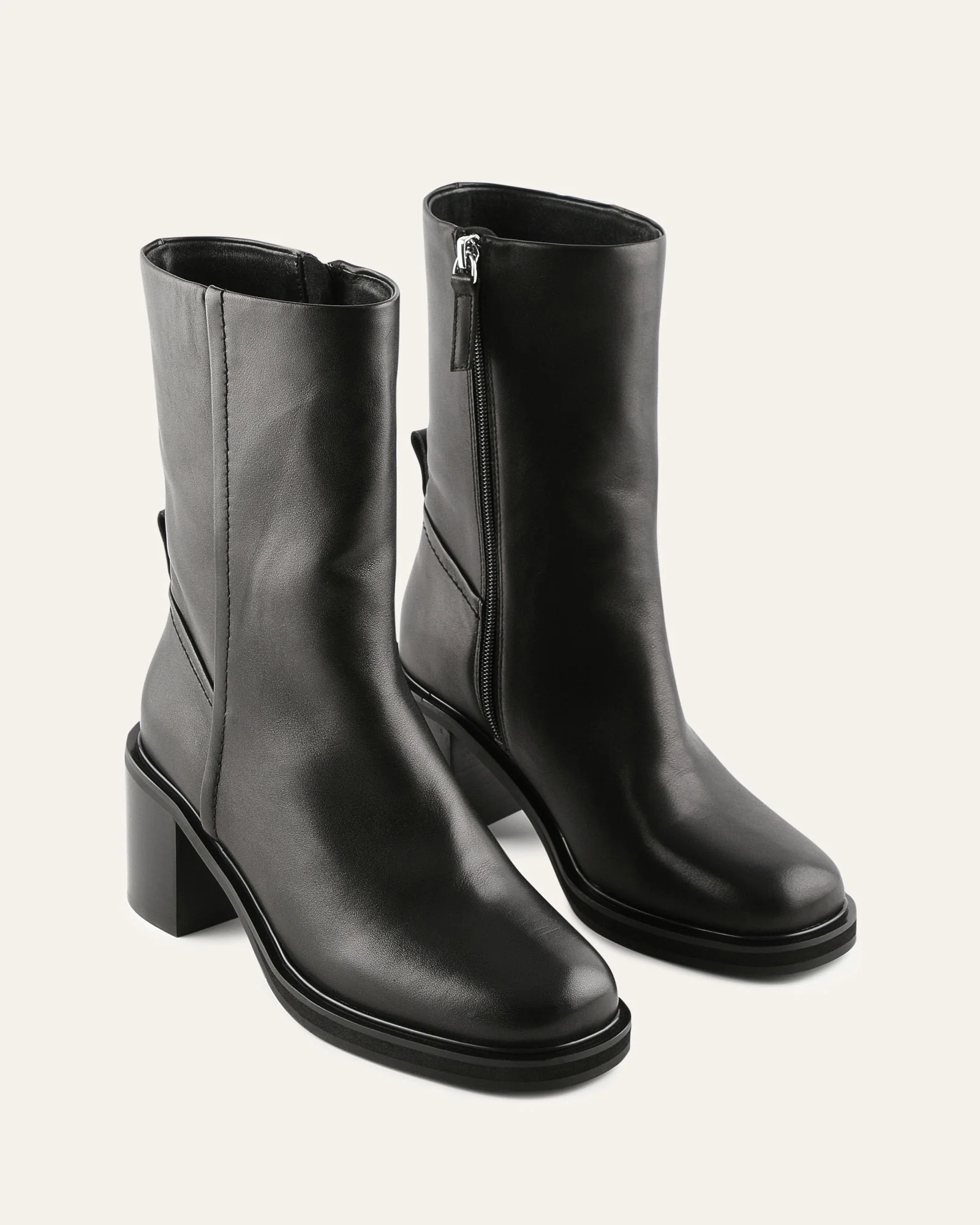 ATTICUS CALF BOOTS BLACK LEATHER - Image 4