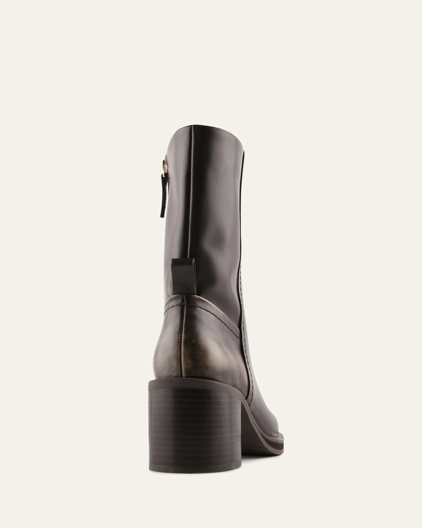 ATTICUS CALF BOOTS BROWN LEATHER - Image 6