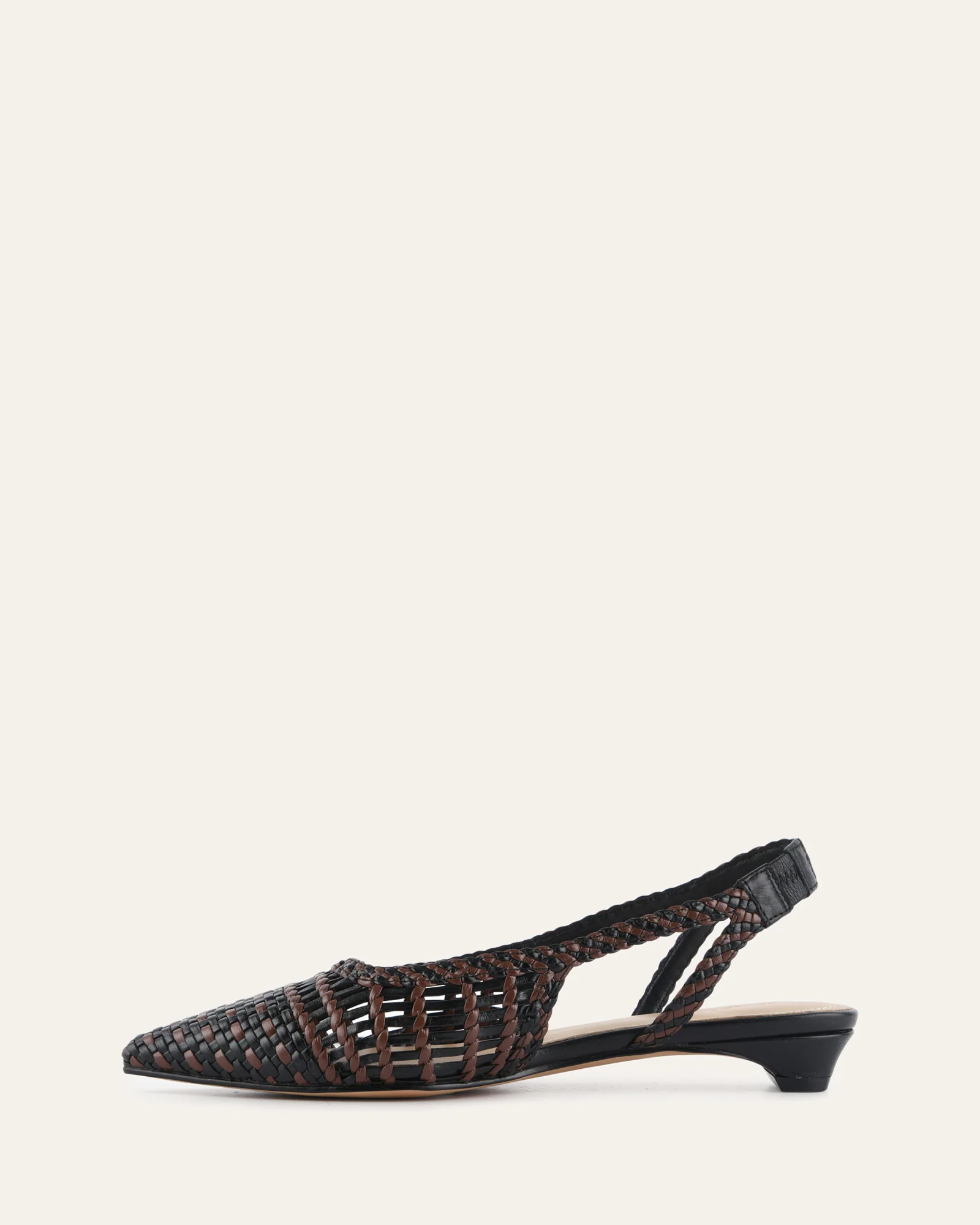 AUBREY DRESS FLATS BLACK/PECAN LEATHER - Image 6
