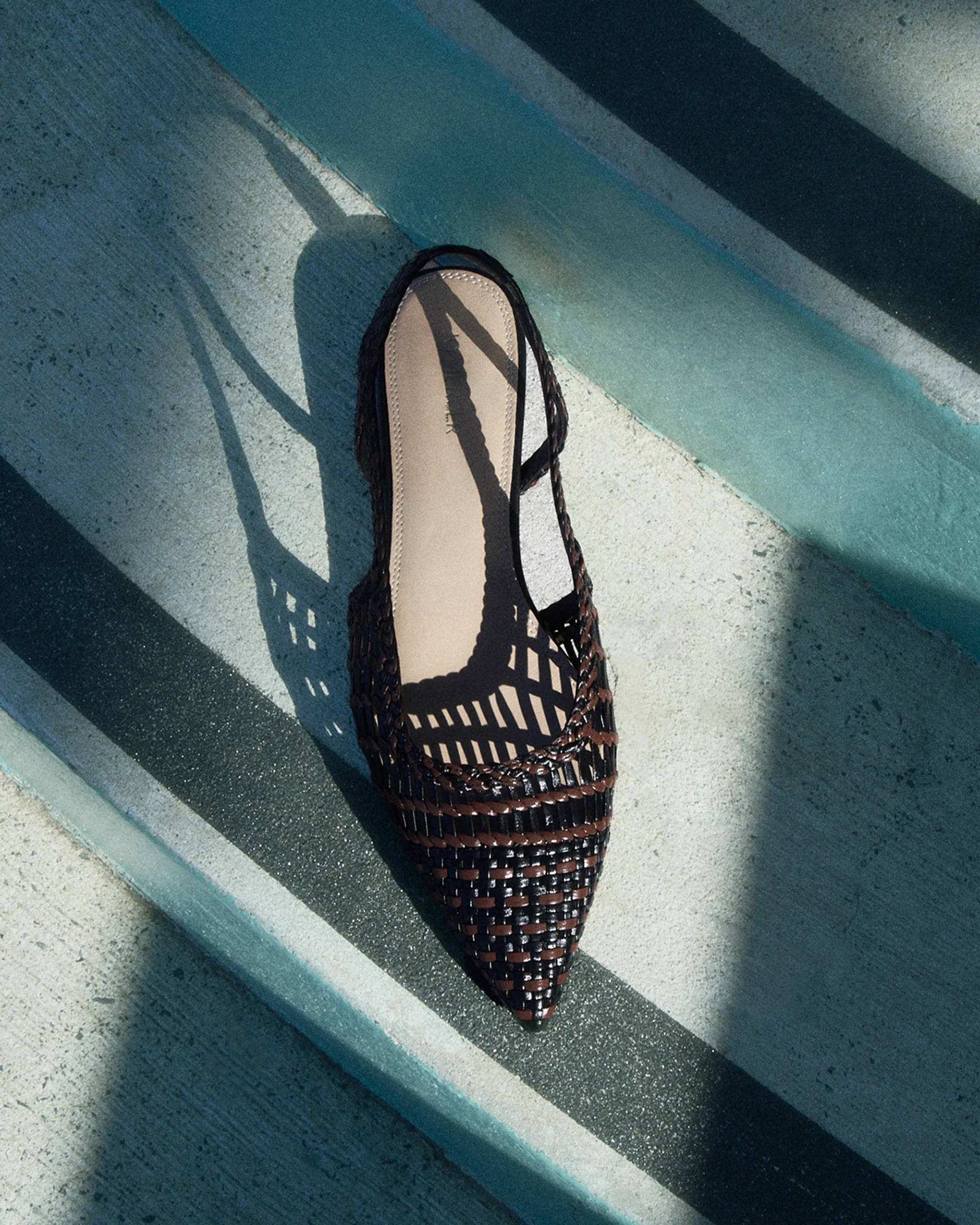 AUBREY DRESS FLATS BLACK/PECAN LEATHER - Image 9