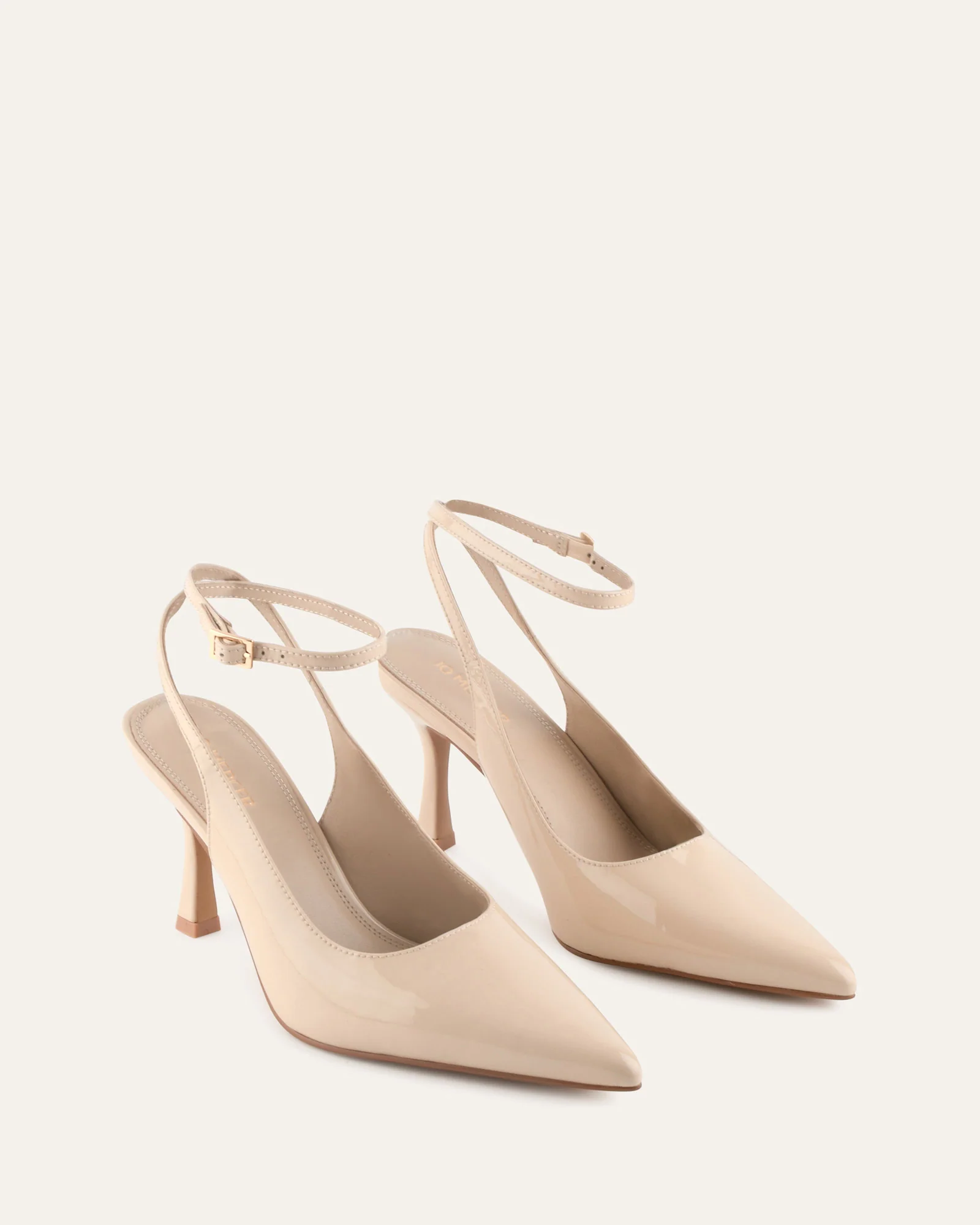 AVA HIGH HEELS SAND PATENT - Image 2