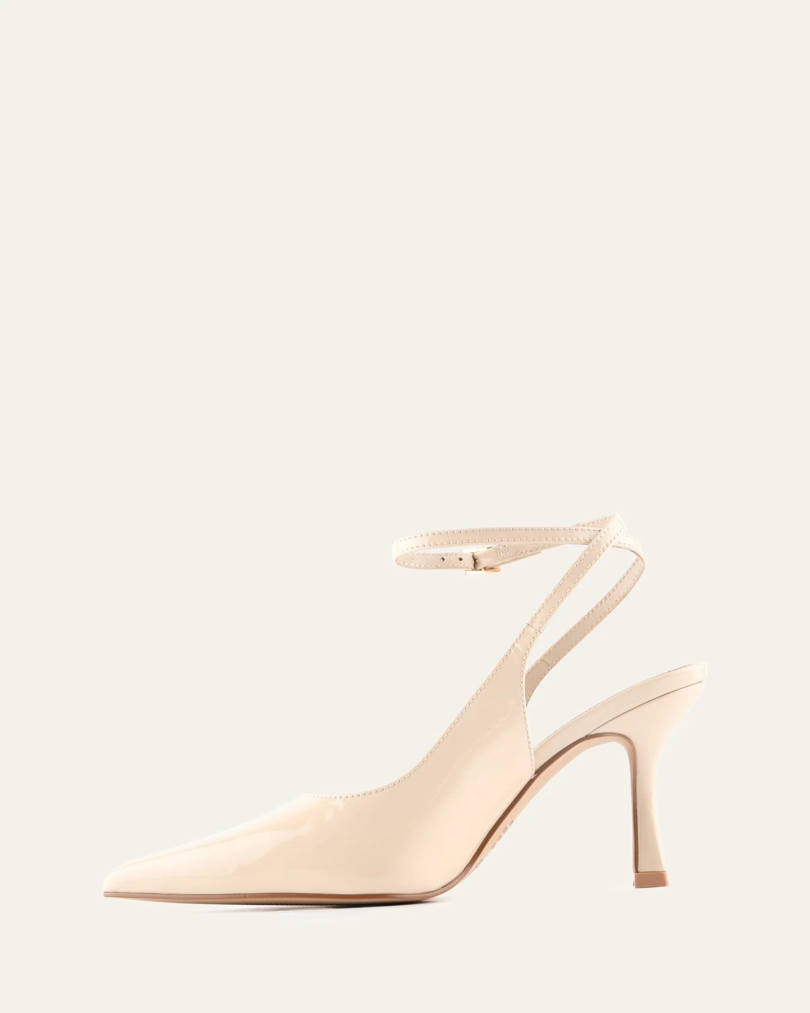 AVA HIGH HEELS SAND PATENT - Image 5