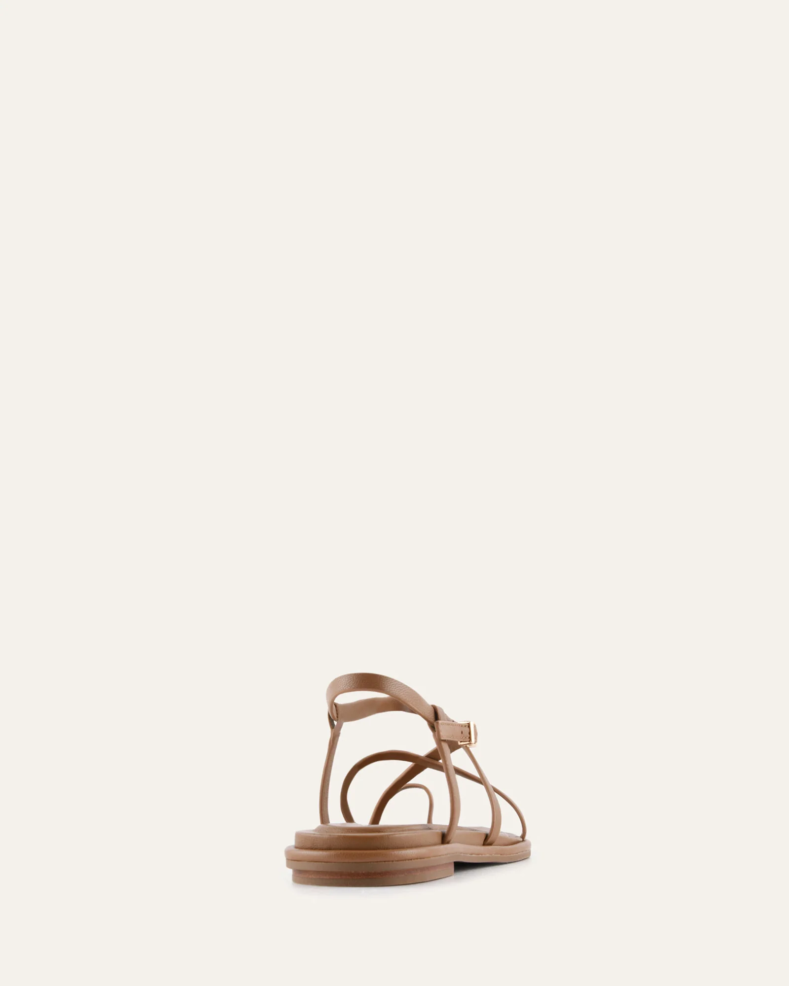 AVEN FLAT SANDALS TUSCAN TAN LEATHER - Image 5