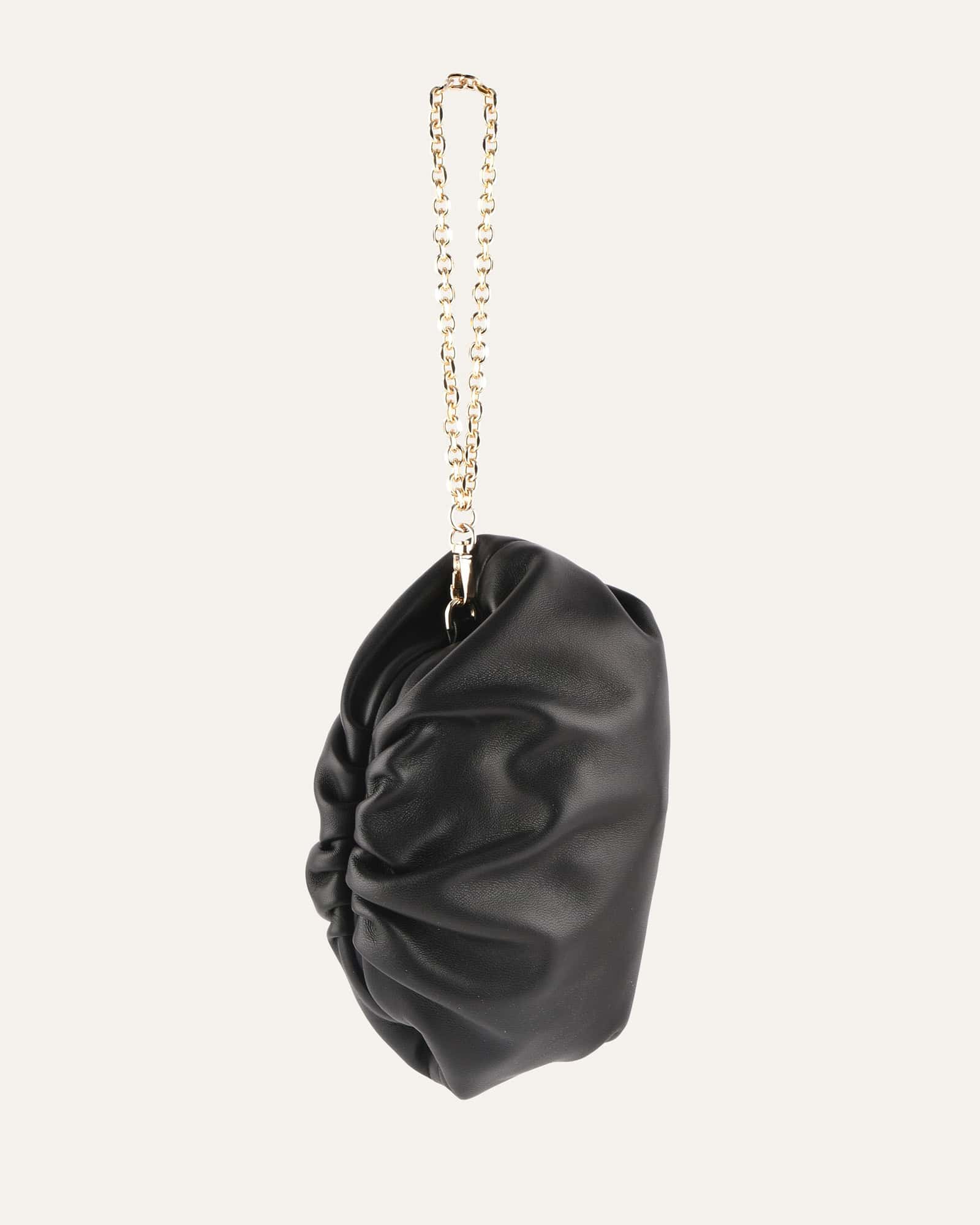 BAMBINI CLUTCH BAG BLACK LEATHER - Image 6
