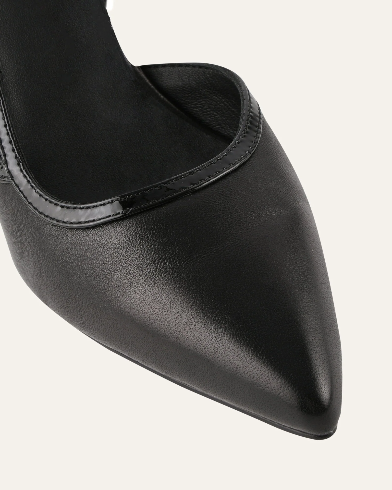 BECK MID HEELS BLACK LEATHER - Image 4
