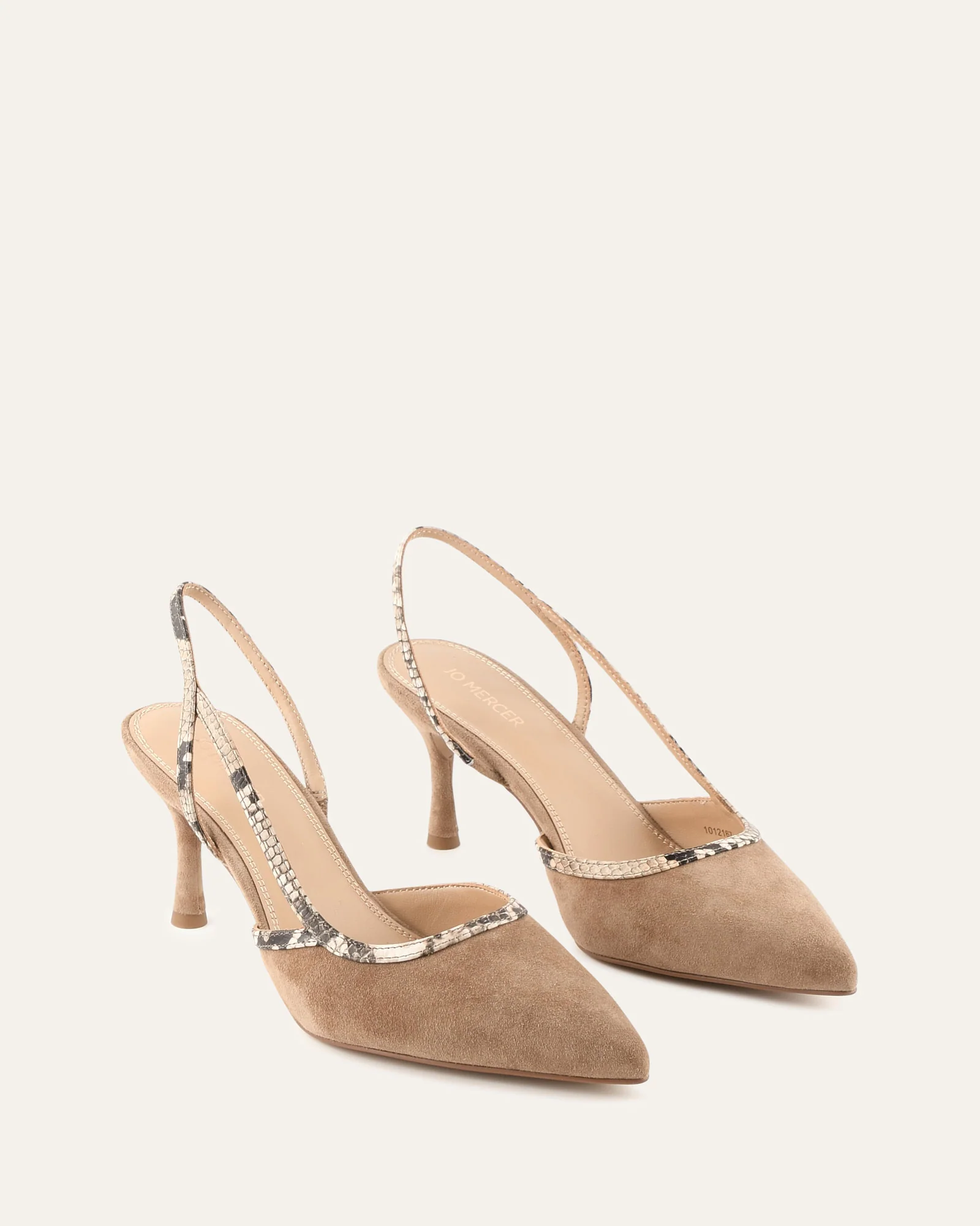 BECK MID HEELS LATTE SUEDE - Image 3