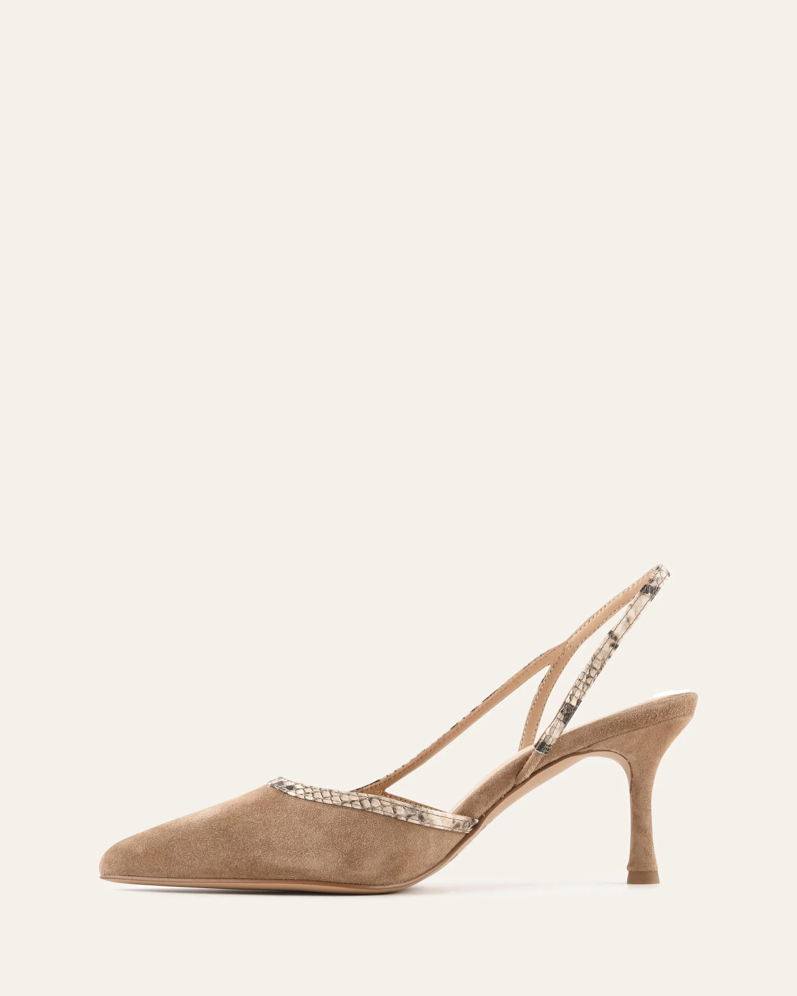 BECK MID HEELS LATTE SUEDE - Image 6