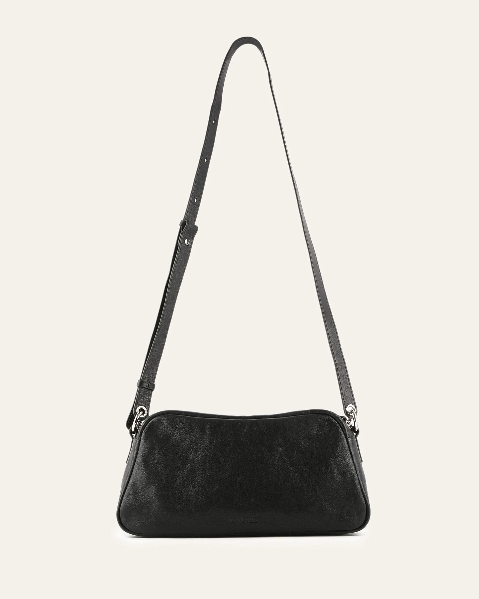 BECKY CROSSBODY BAG BLACK LEATHER - Image 4