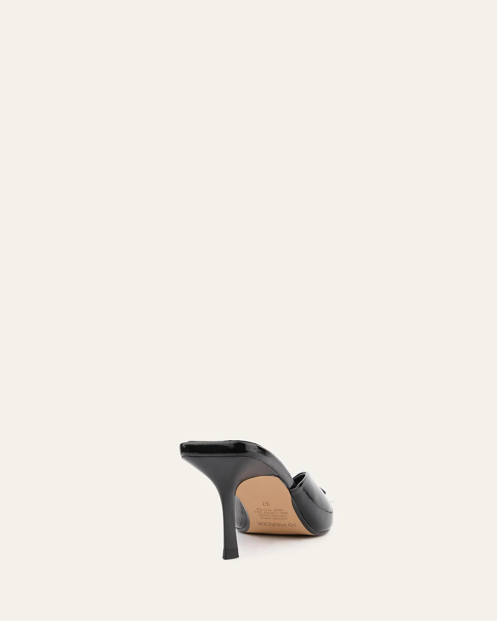 BETSY MID HEELS BLACK CRINKLE PATENT - Image 5