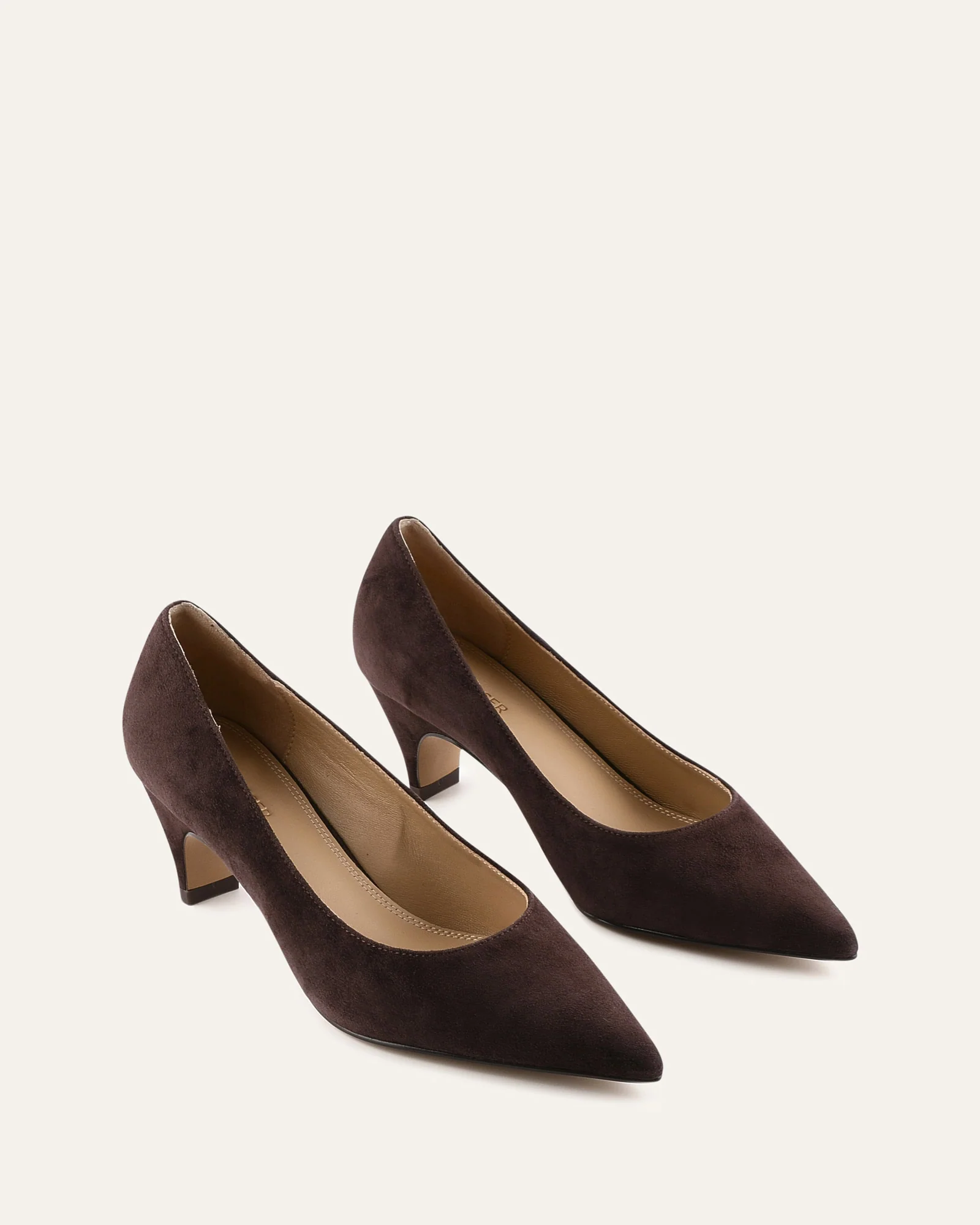 BLAIR LOW HEELS BITTER CHOC SUEDE - Image 3