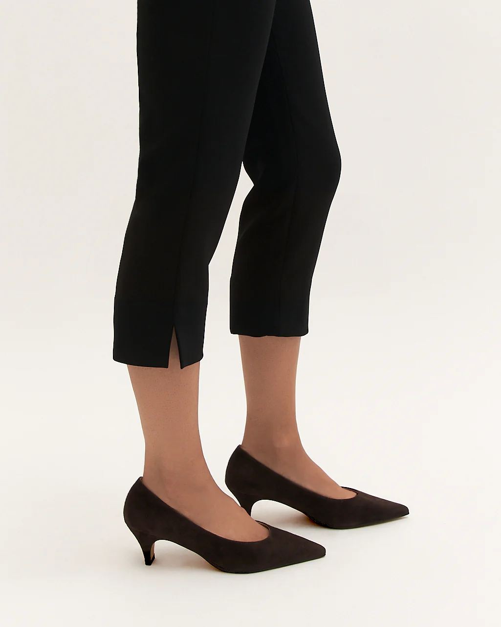 BLAIR LOW HEELS BITTER CHOC SUEDE - Image 7