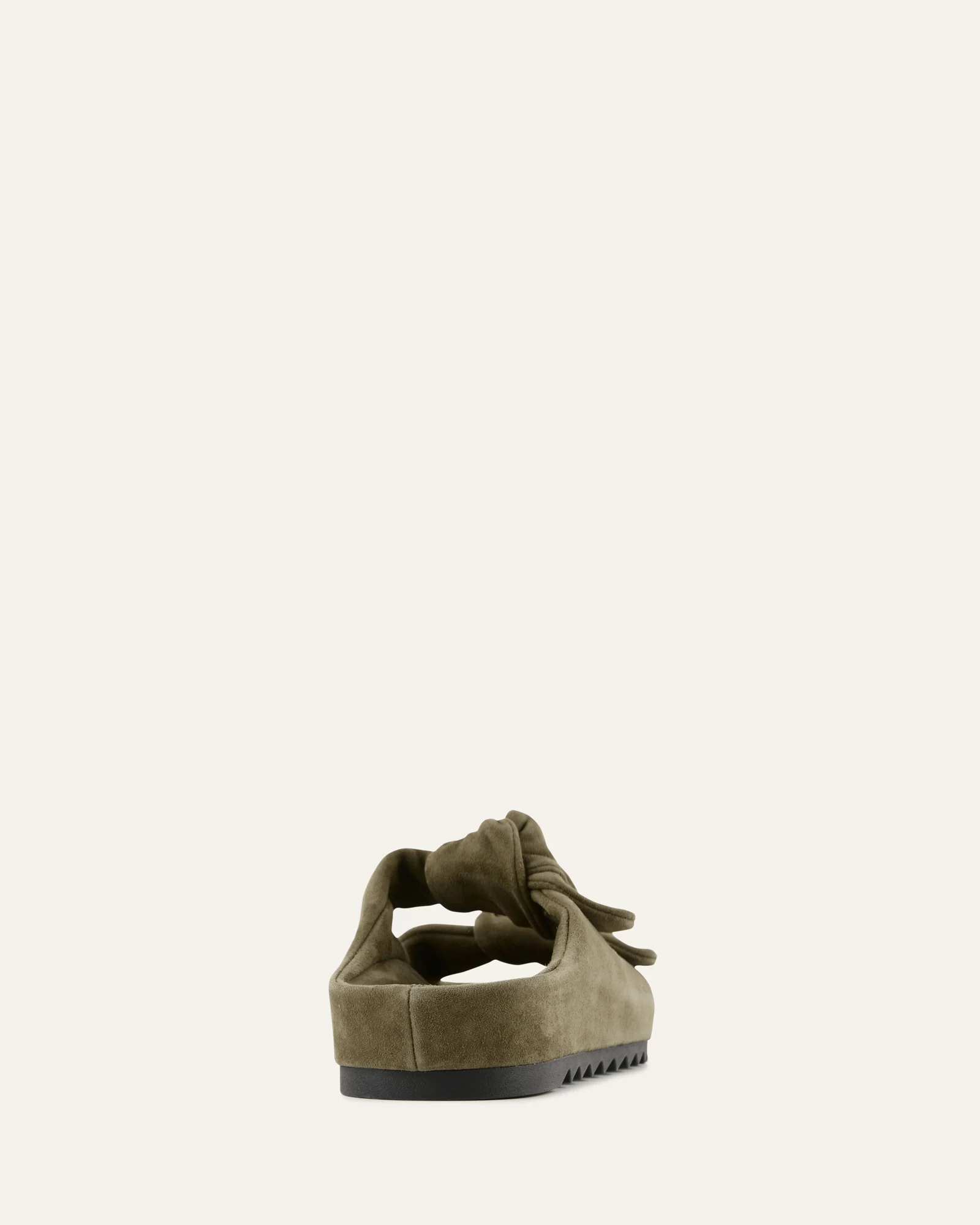 BLOSSOM FLAT SANDALS OLIVE SUEDE - Image 5