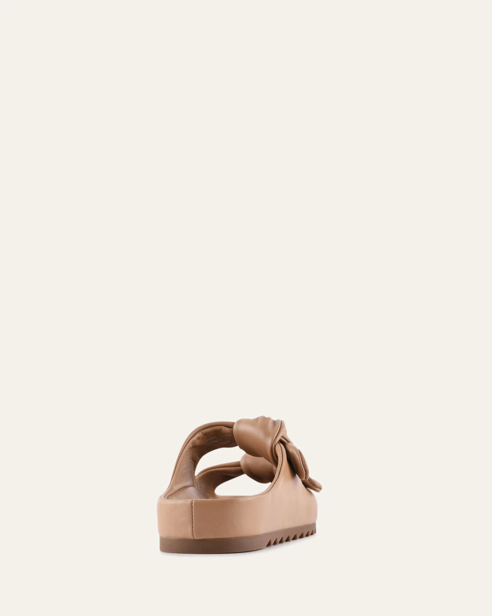 BLOSSOM FLAT SANDALS TAN LEATHER - Image 4