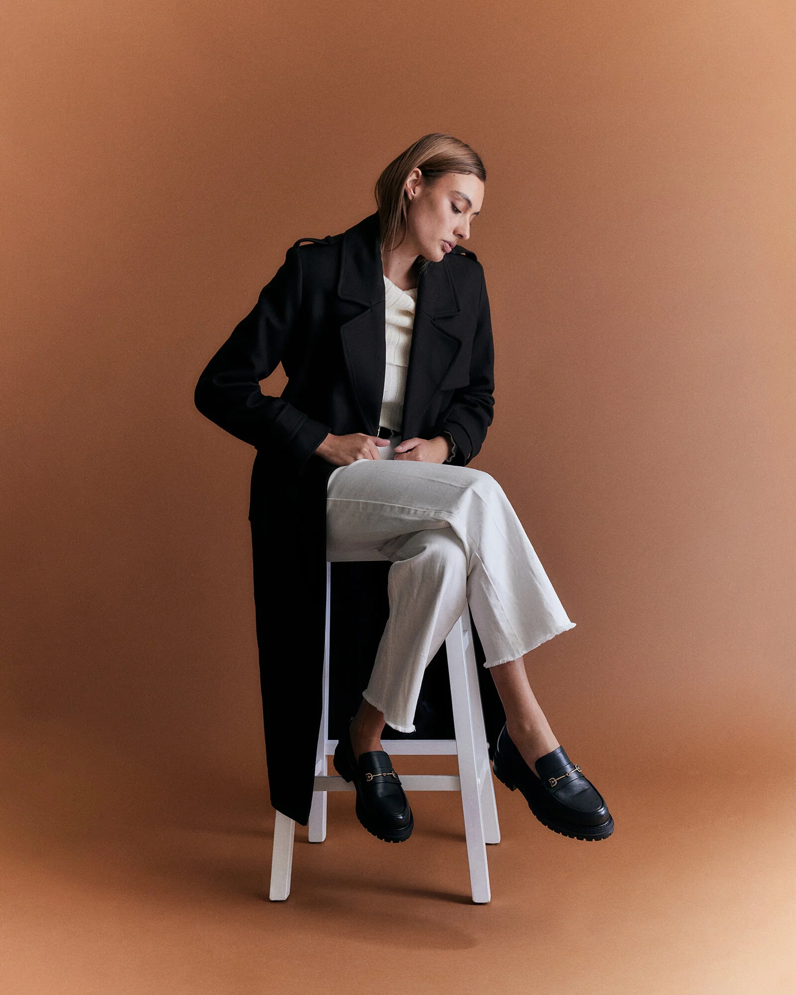 BRIXTON LOAFERS BLACK LEATHER - Image 9