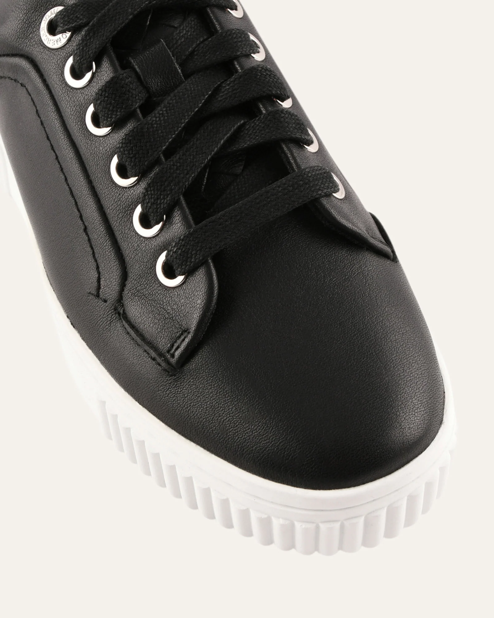 CAMPBELL SNEAKERS BLACK LEATHER - Image 3