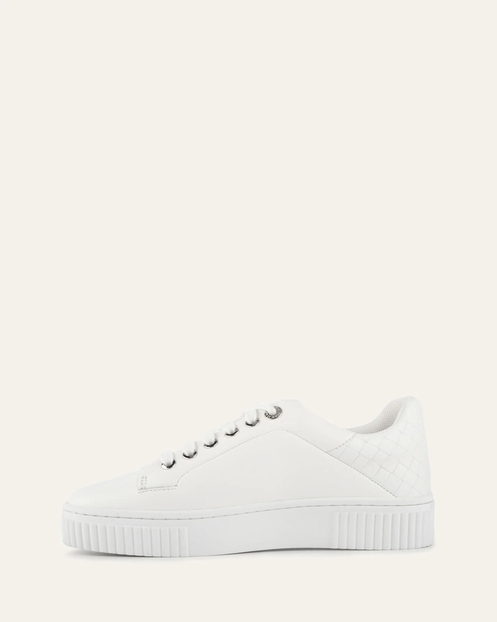 CAMPBELL SNEAKERS WHITE LEATHER - Image 6