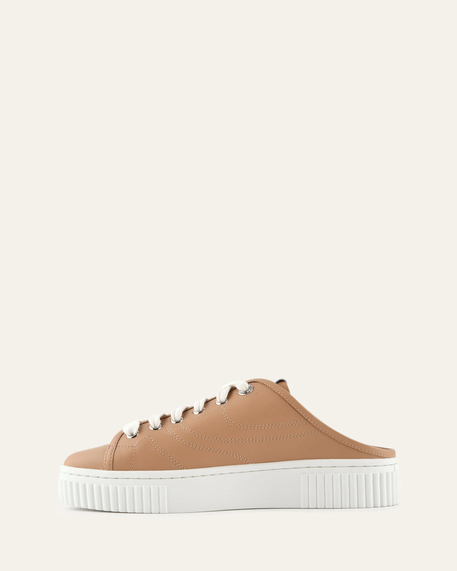 CAPRI SNEAKERS TAN LEATHER - Image 5