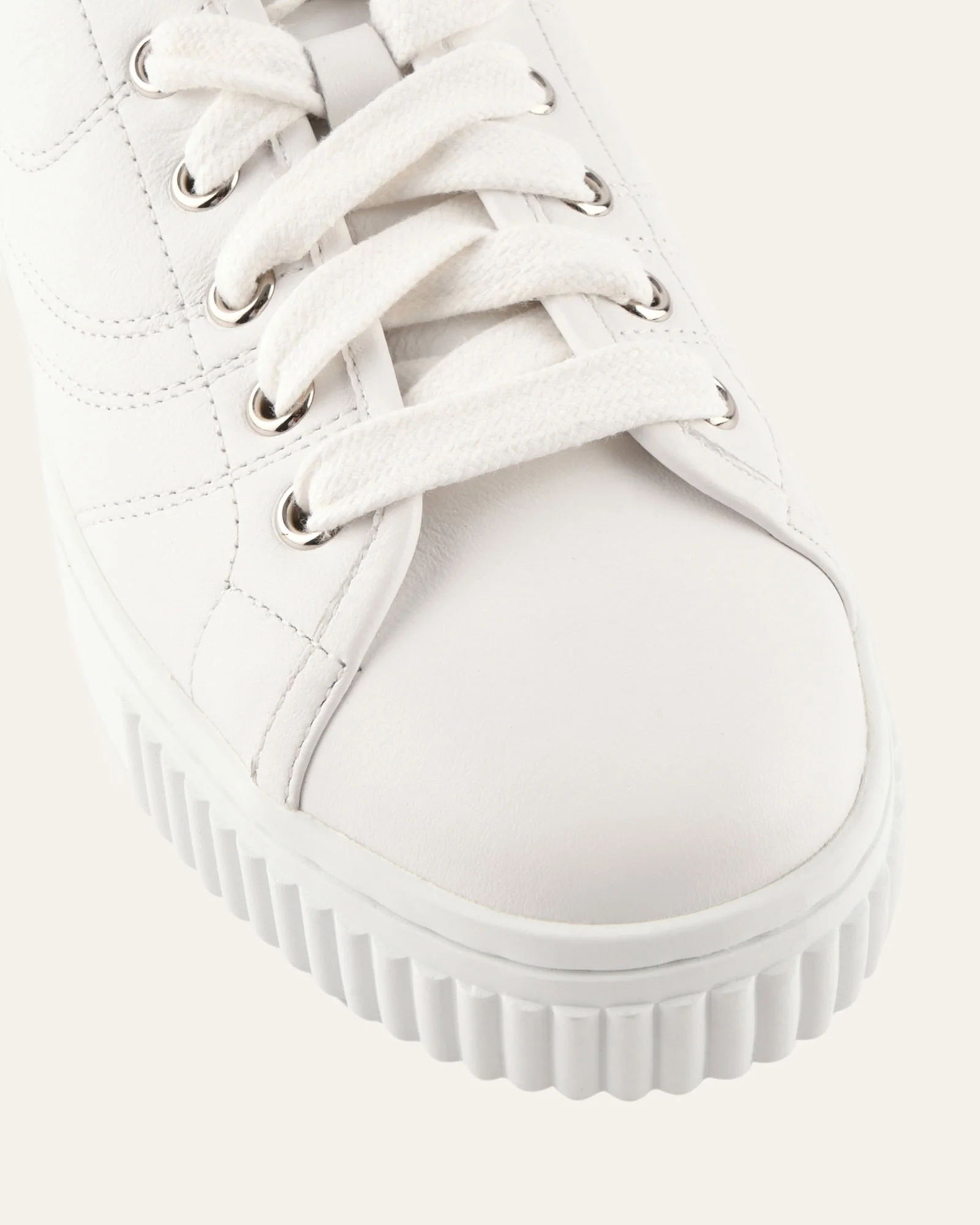 CAPRI SNEAKERS WHITE LEATHER - Image 3