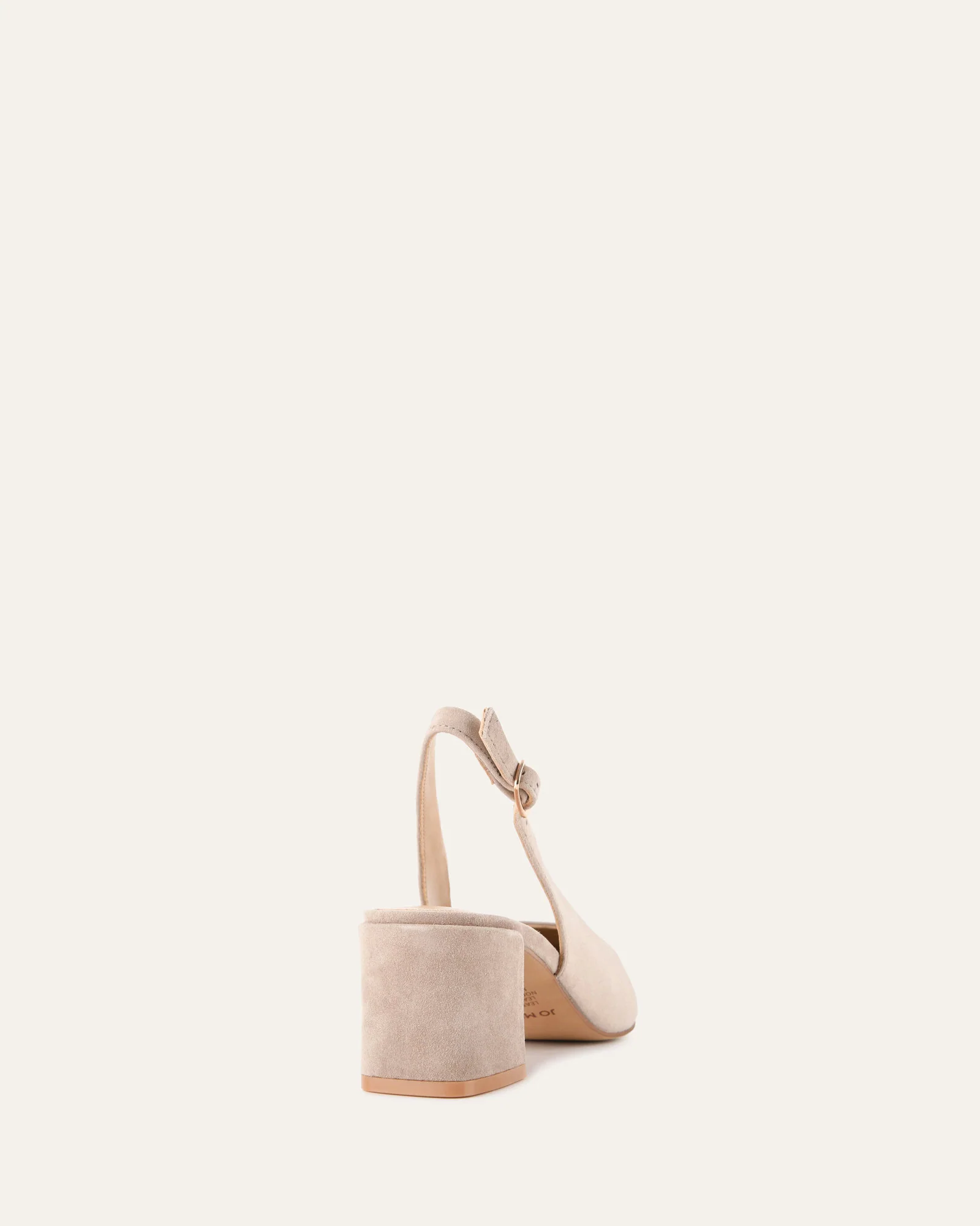 CARA LOW HEELS MUSHROOM SUEDE - Image 5