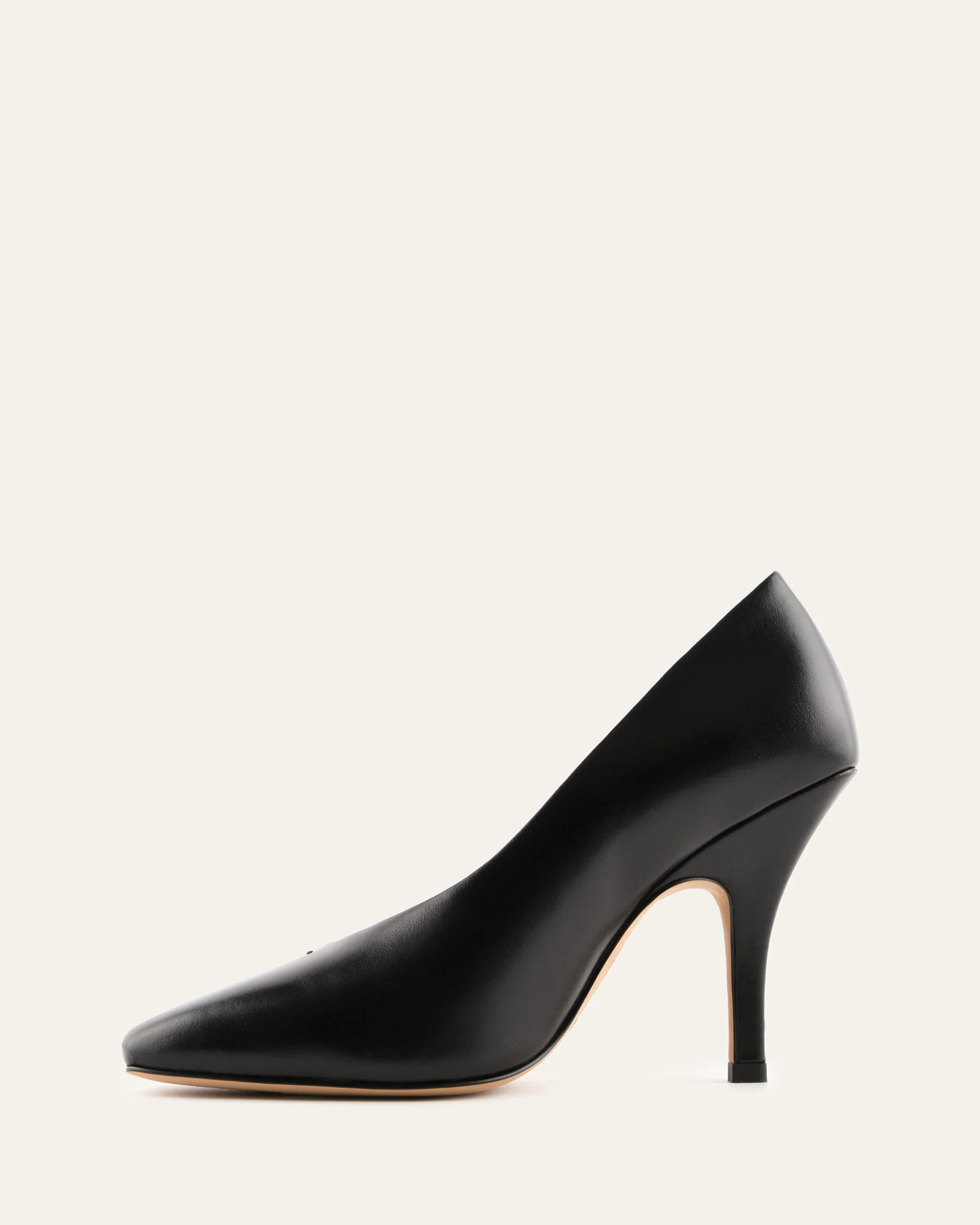 CAREY HIGH HEELS BLACK LEATHER - Image 6