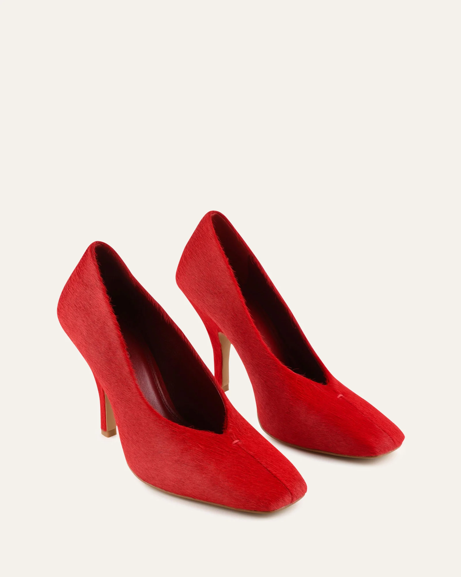 CAREY HIGH HEELS CHILLI LEATHER - Image 3