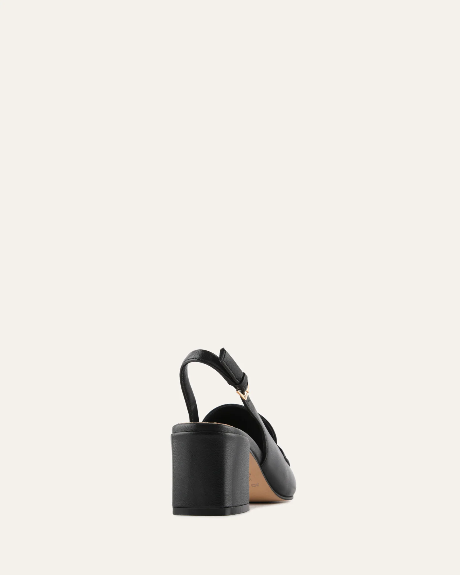 CARLTON LOW HEELS BLACK LEATHER - Image 5