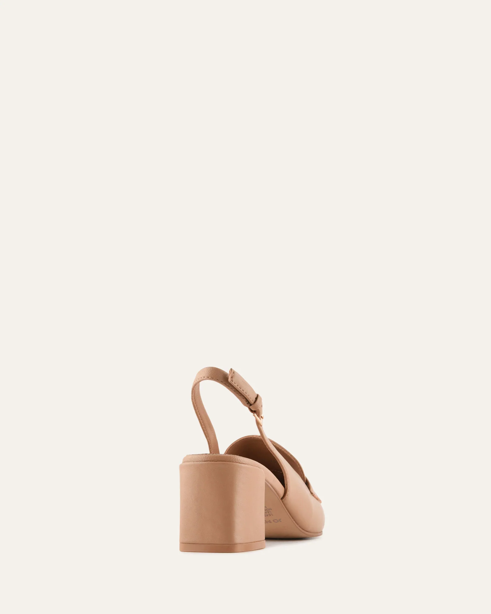 CARLTON LOW HEELS TAN LEATHER - Image 5